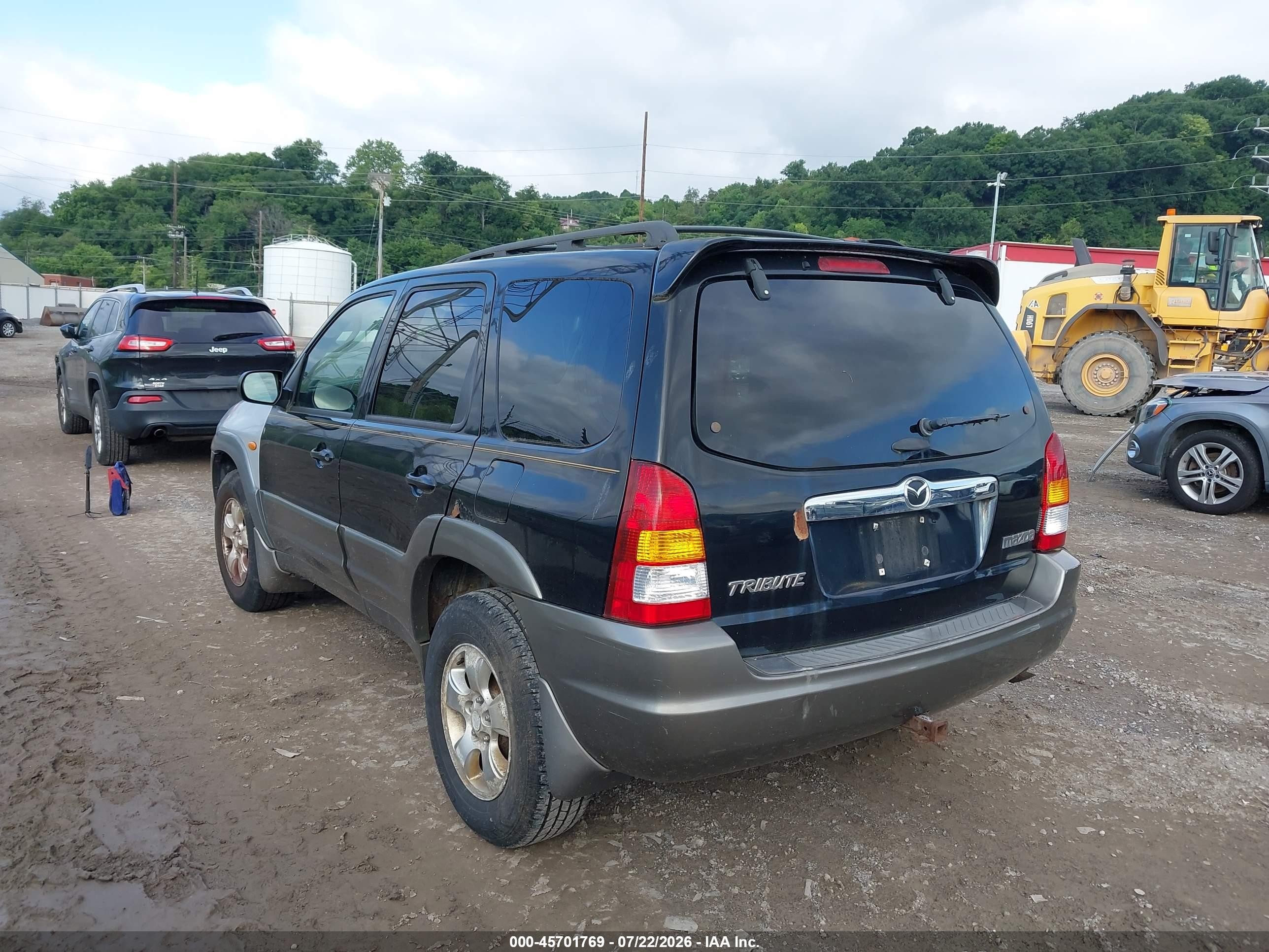 2003 Mazda Tribute Es V6 Black vin: 4F2CZ96163KM46220