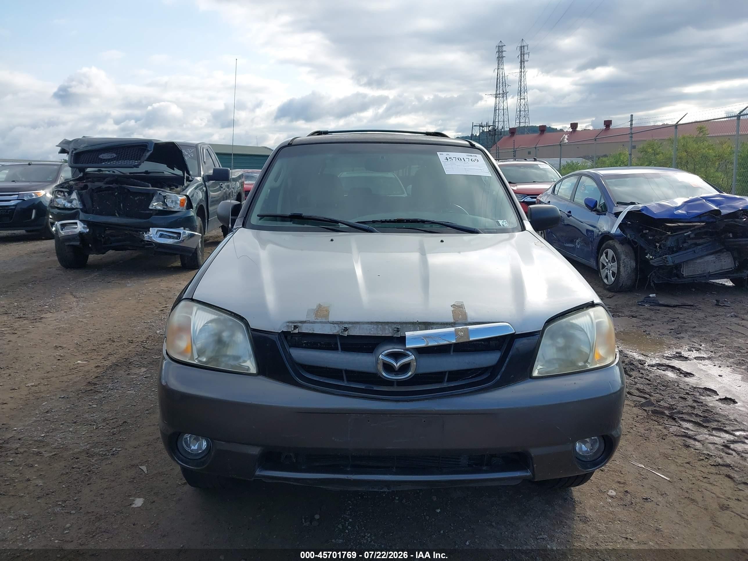 2003 Mazda Tribute Es V6 Black vin: 4F2CZ96163KM46220