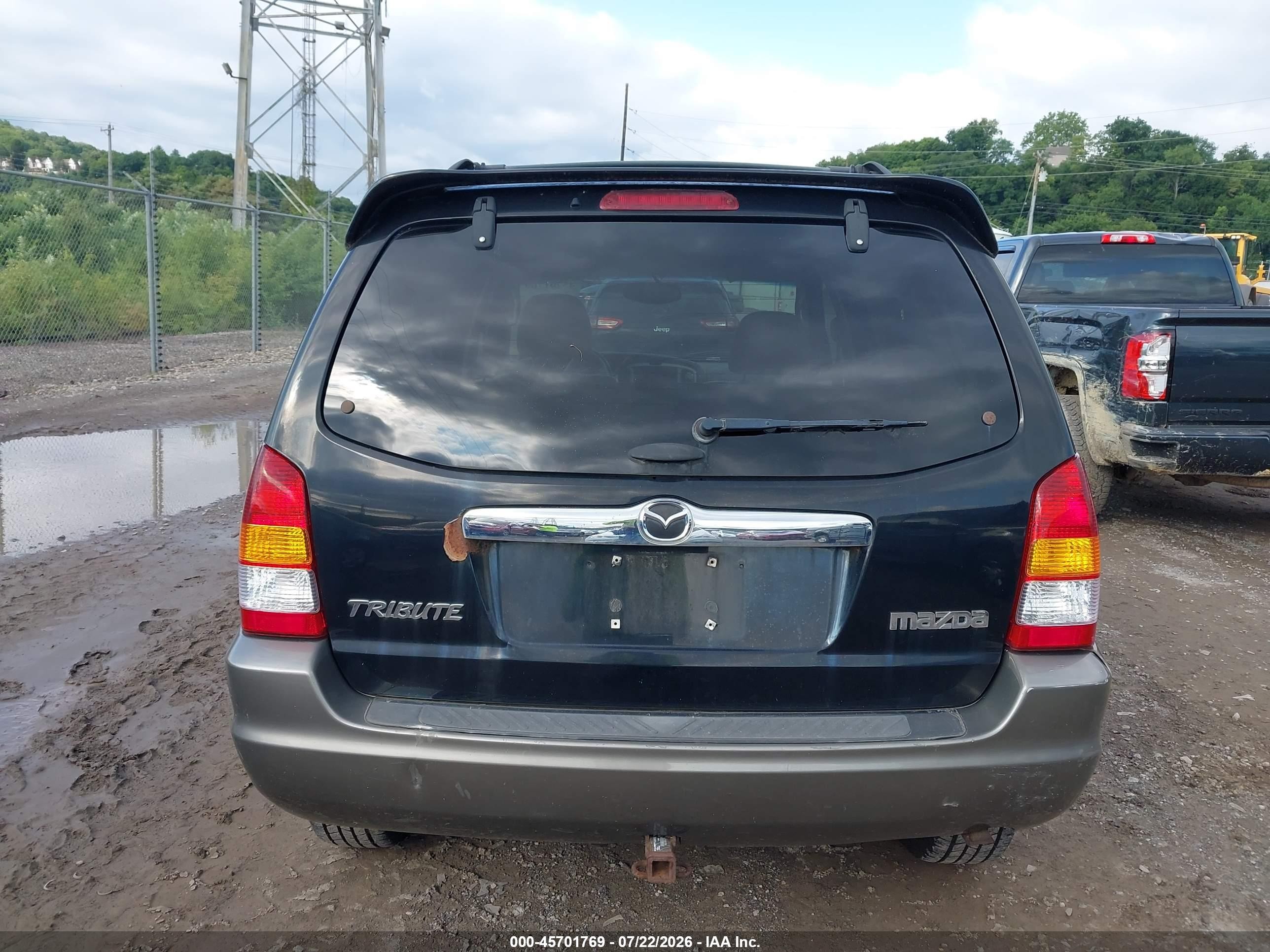 2003 Mazda Tribute Es V6 Black vin: 4F2CZ96163KM46220