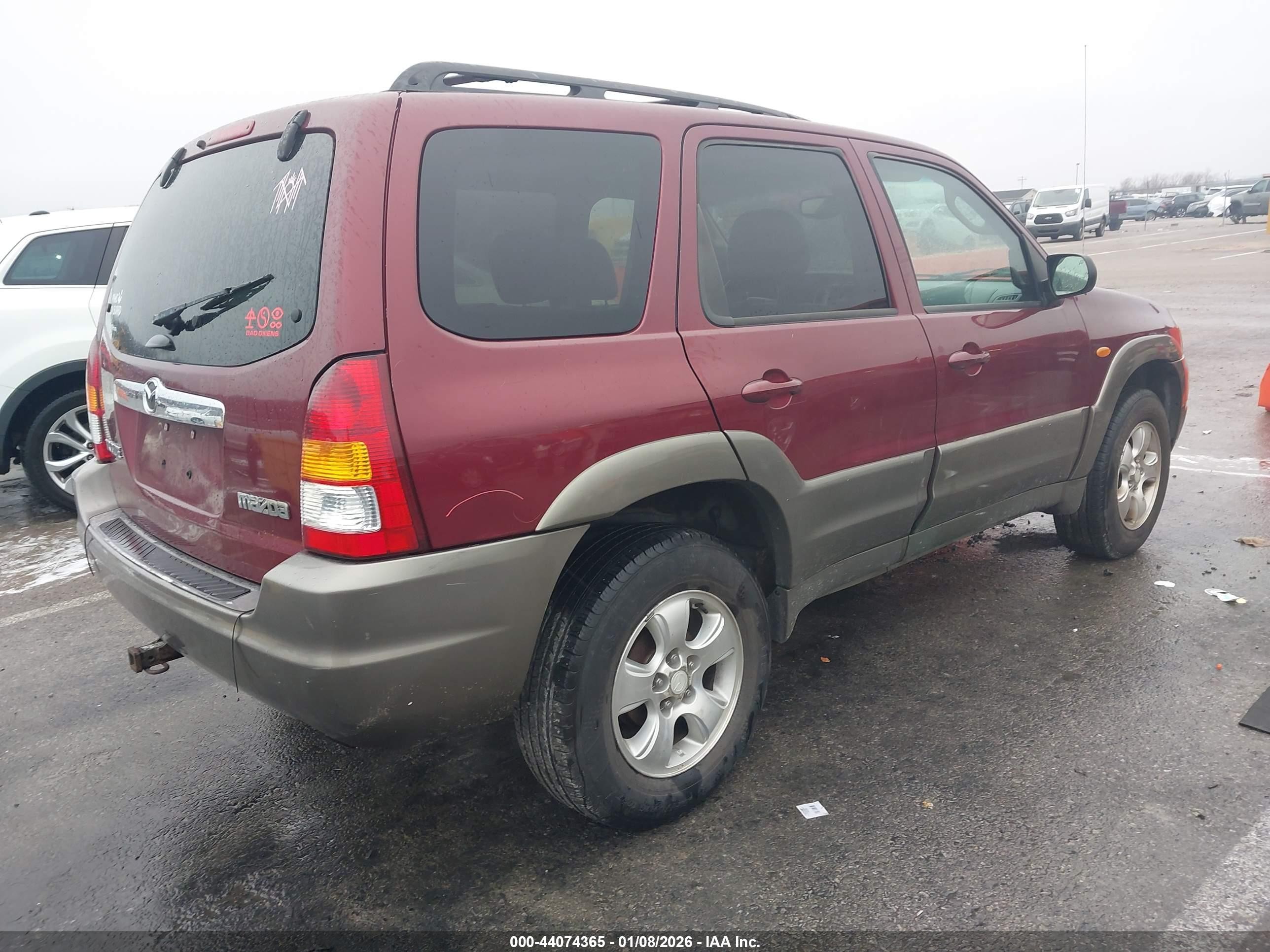 2003 Mazda Tribute Es V6 Maroon vin: 4F2CZ96193KM41898
