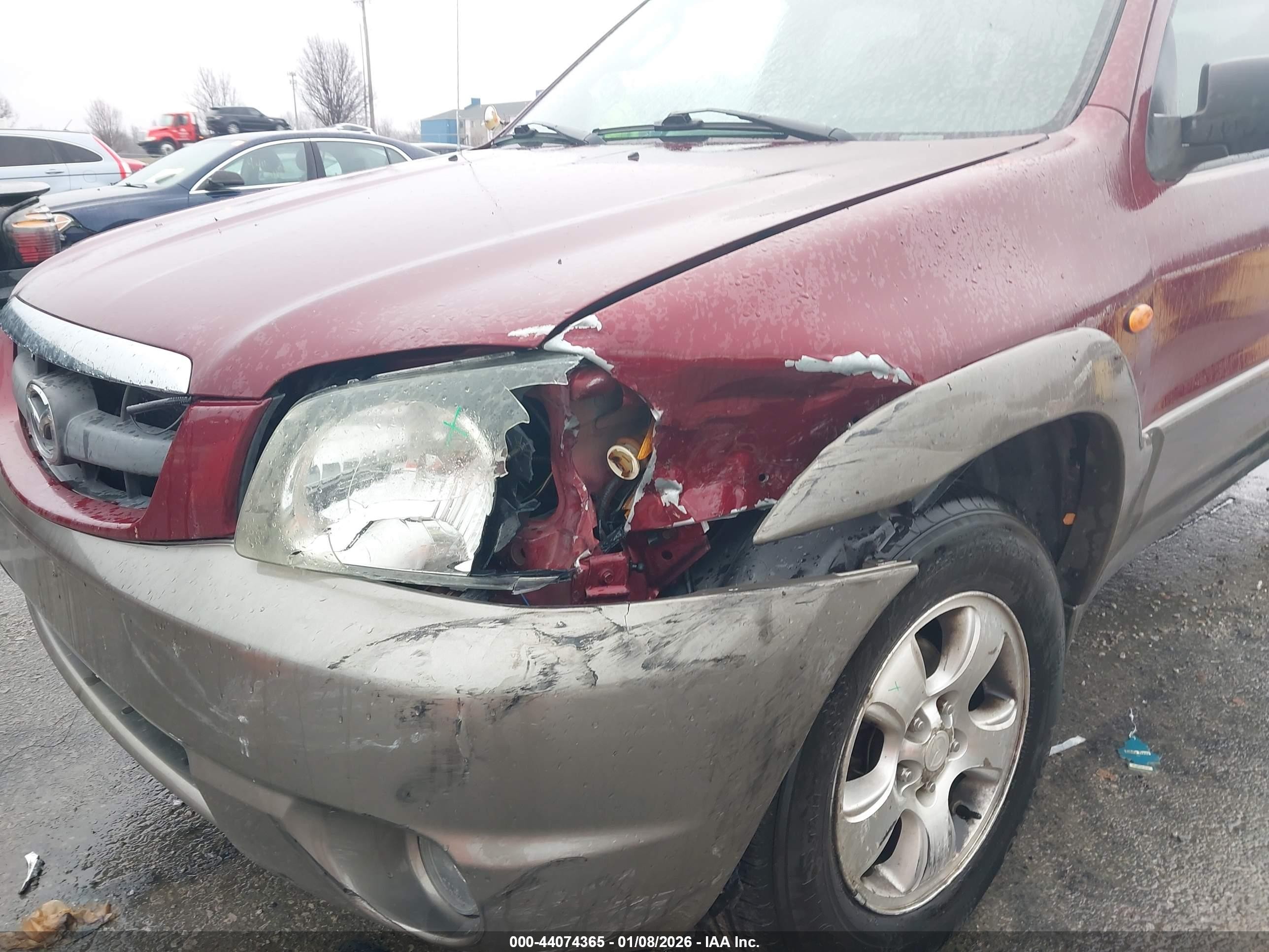2003 Mazda Tribute Es V6 Maroon vin: 4F2CZ96193KM41898