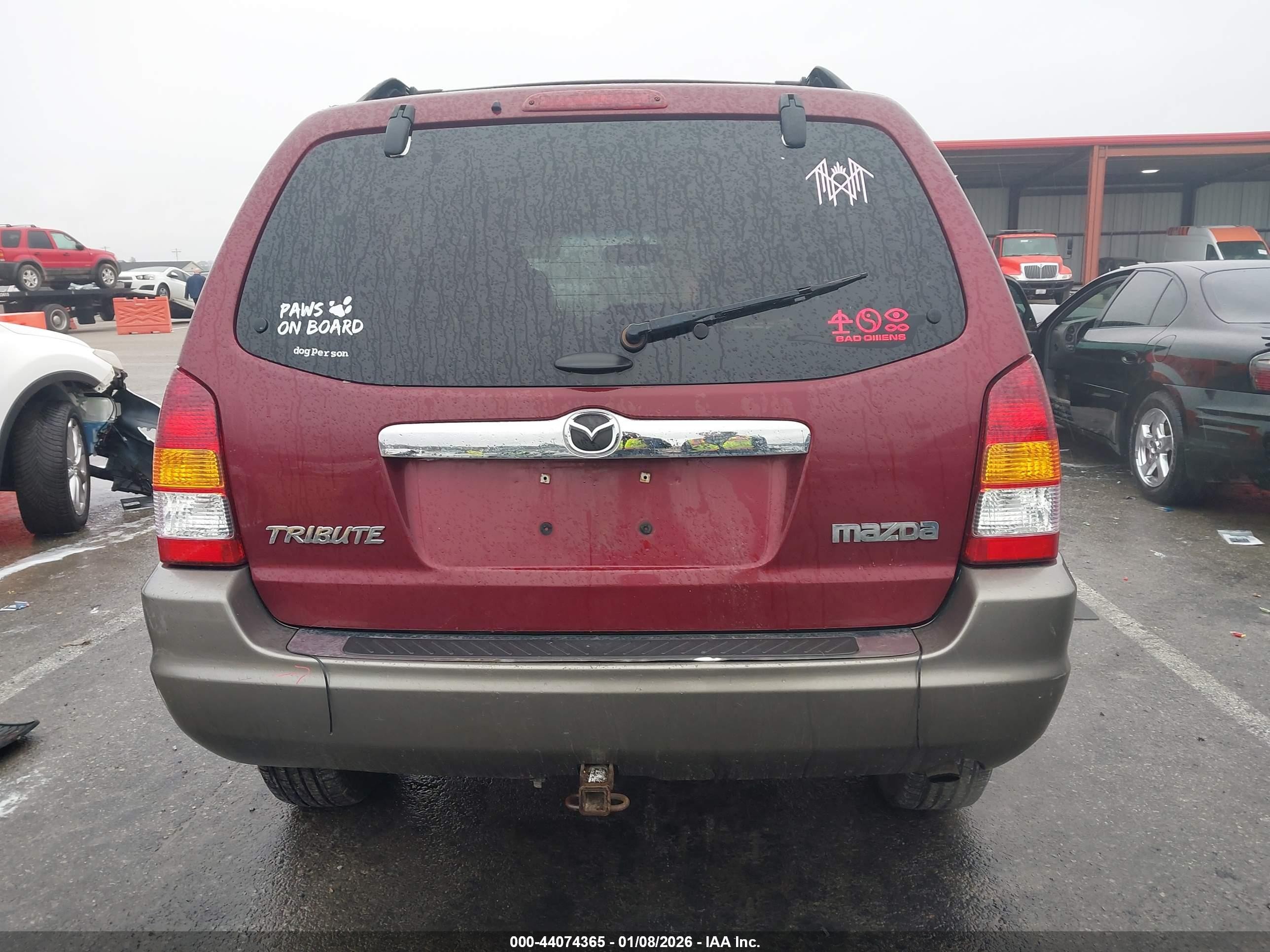 2003 Mazda Tribute Es V6 Maroon vin: 4F2CZ96193KM41898