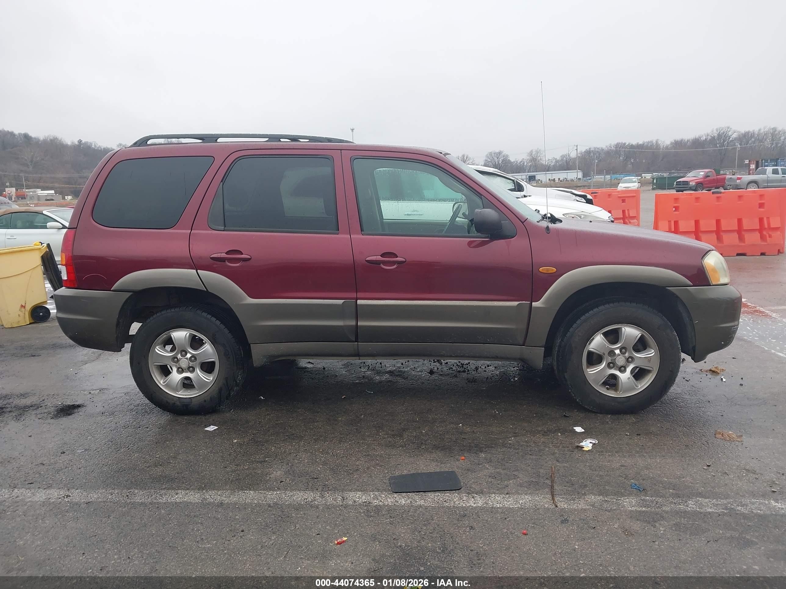 2003 Mazda Tribute Es V6 Maroon vin: 4F2CZ96193KM41898
