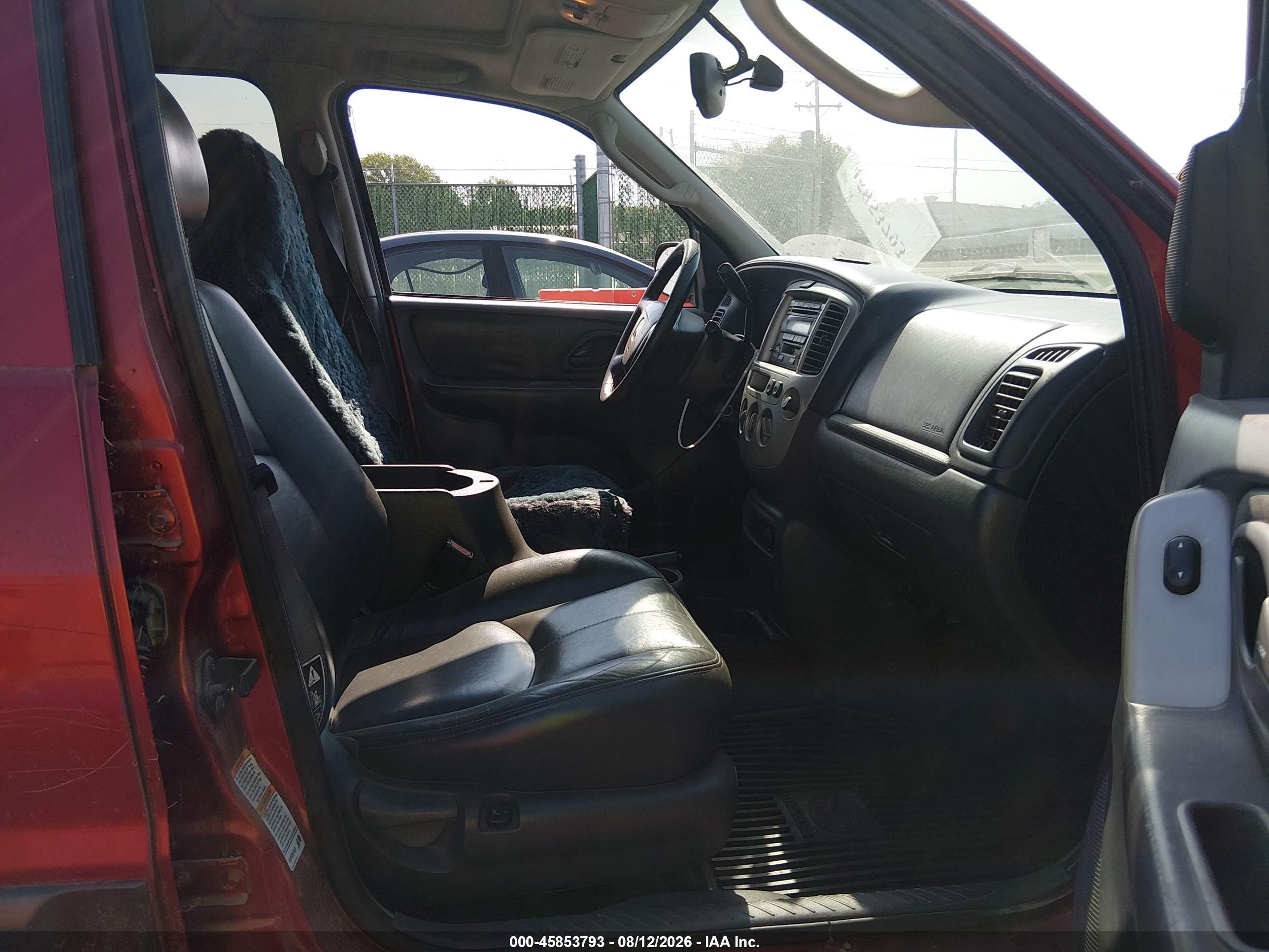 2003 Mazda Tribute Es V6 Red vin: 4F2CZ96193KM45854