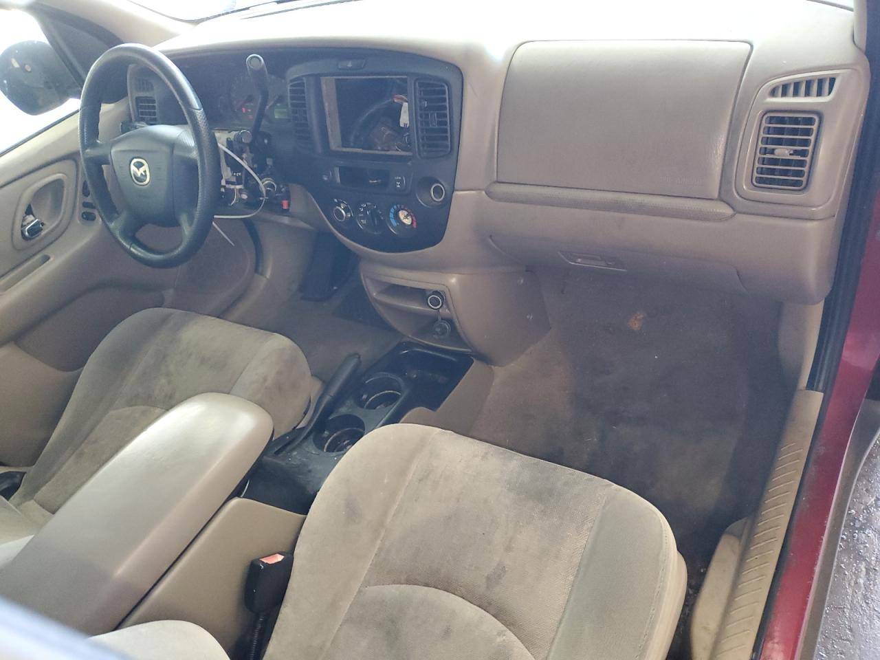 2001 Mazda Tribute Red vin: 4F2YU06191KM42739