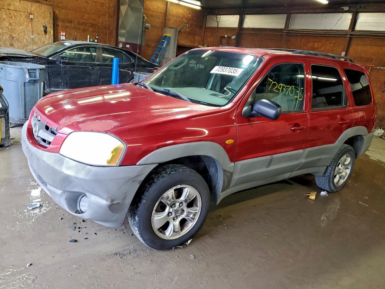 2001 Mazda Tribute Красный vin: 4F2YU06191KM42739