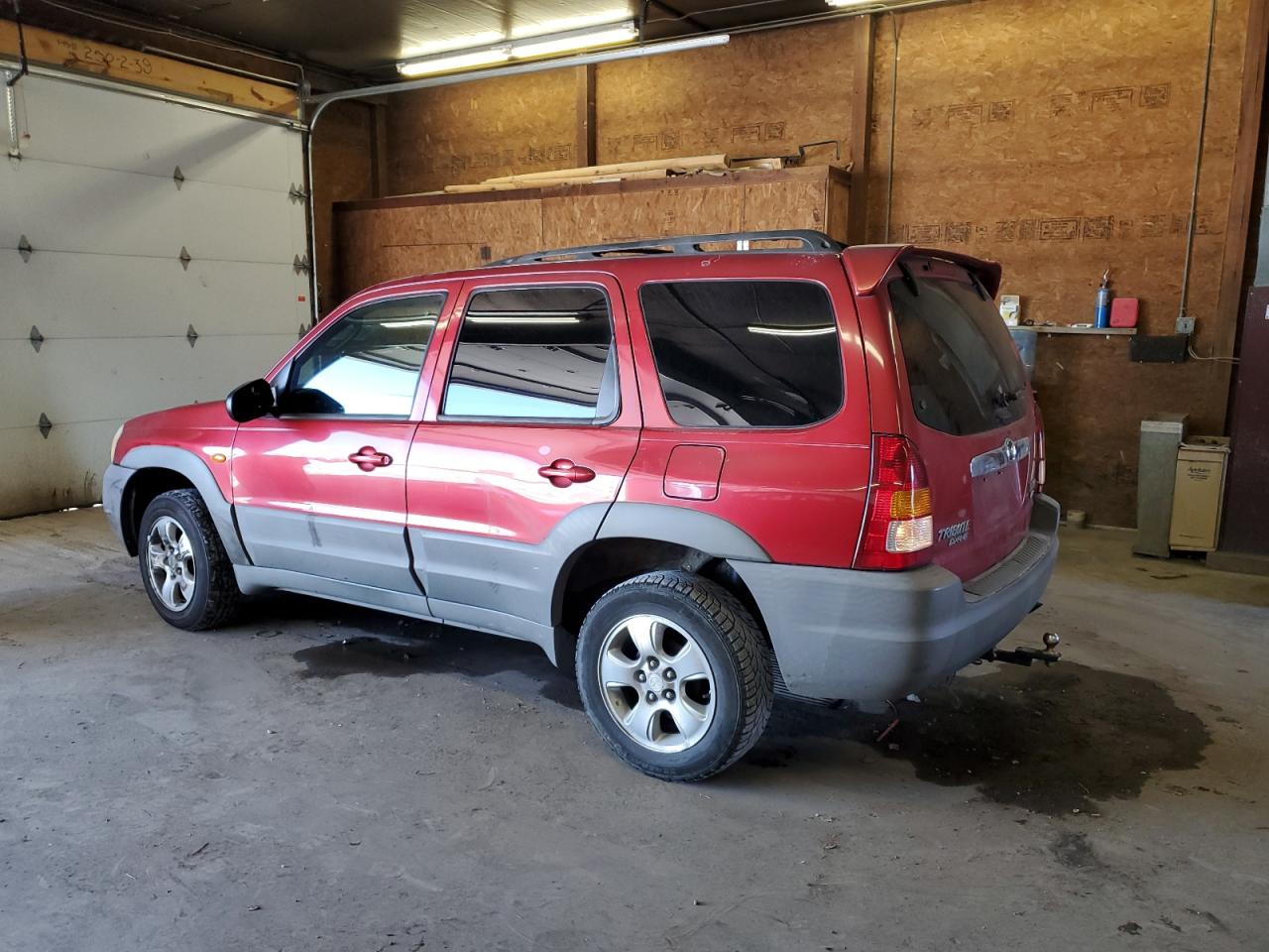 2001 Mazda Tribute Red vin: 4F2YU06191KM42739