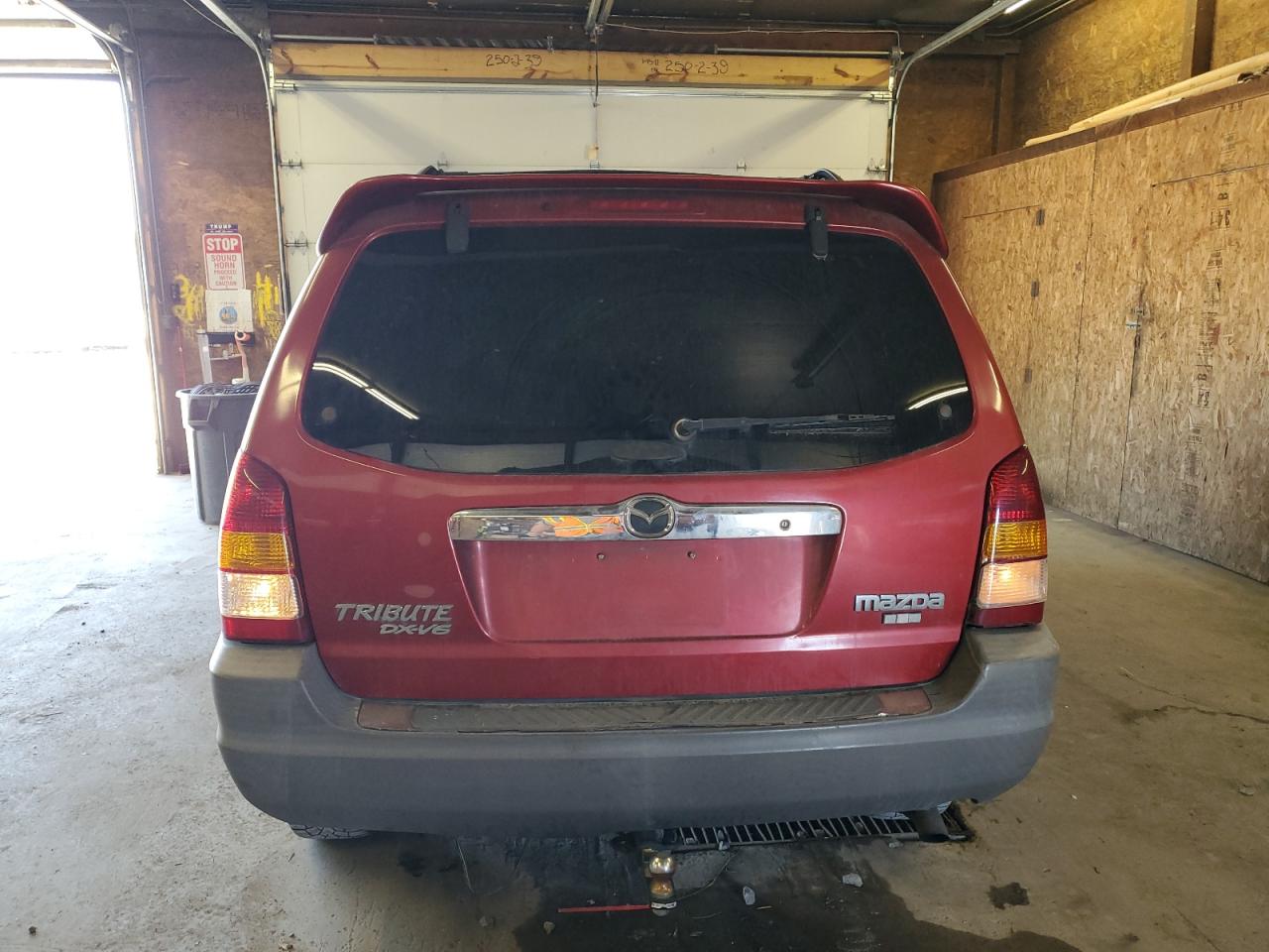 2001 Mazda Tribute Red vin: 4F2YU06191KM42739