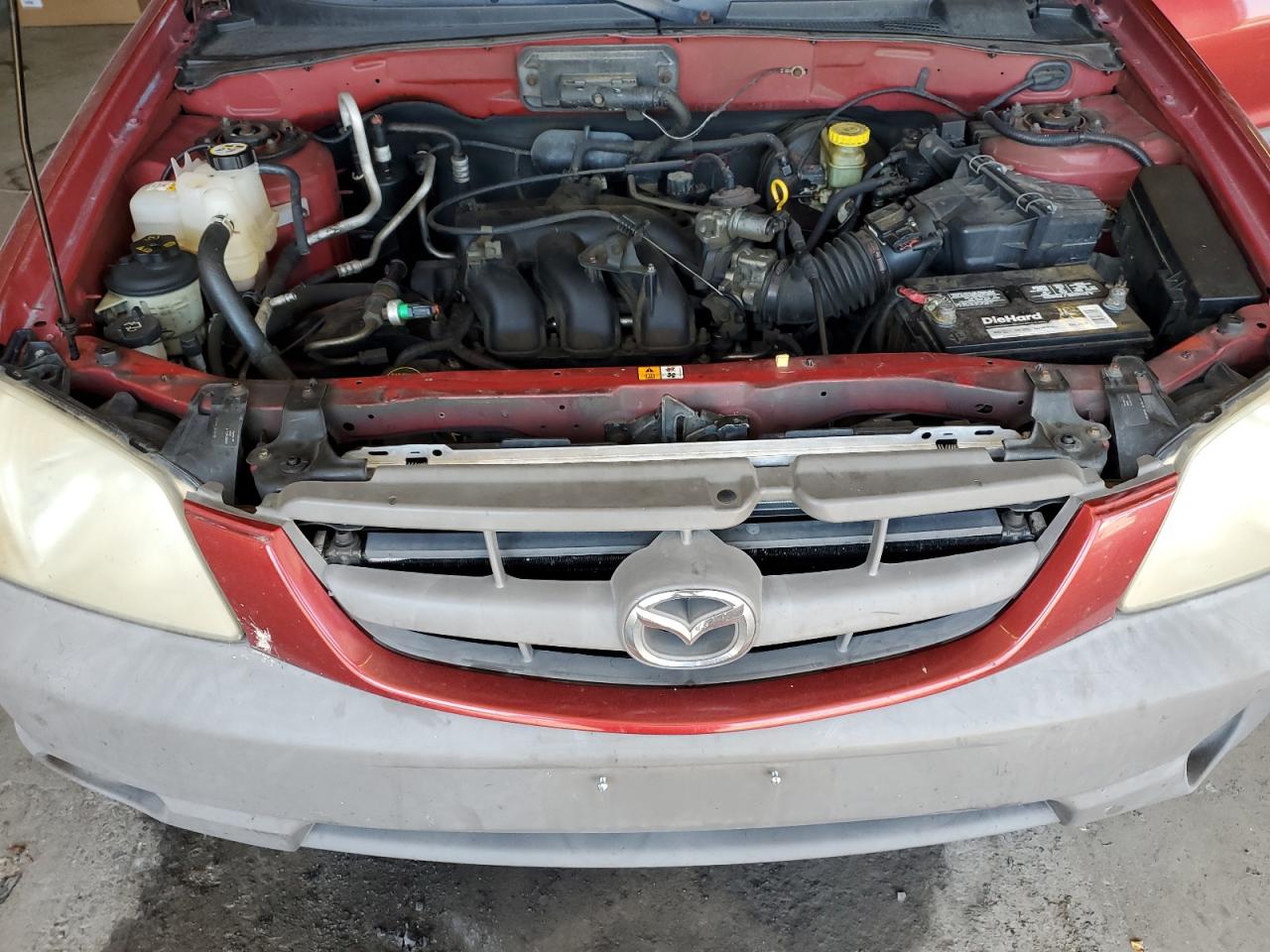 2001 Mazda Tribute Red vin: 4F2YU06191KM42739
