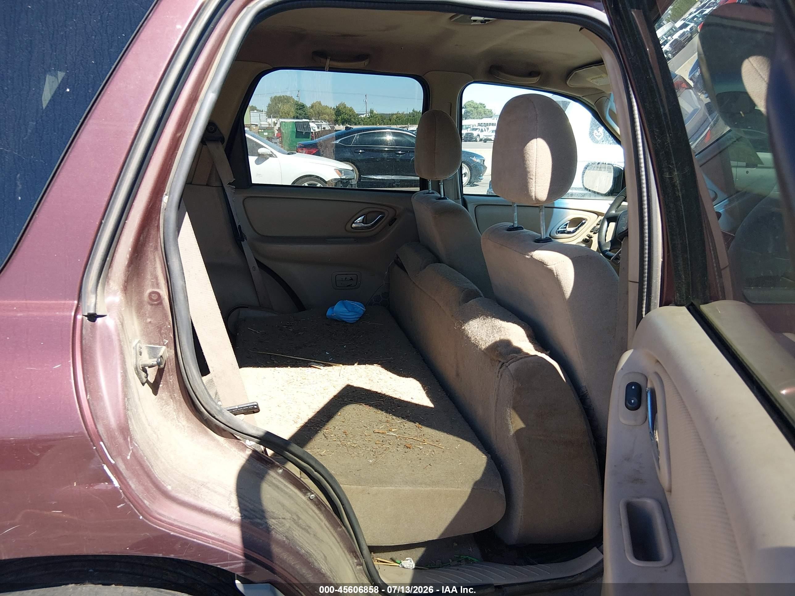 2002 Mazda Tribute Dx Бордовый vin: 4F2YU06B62KM15959