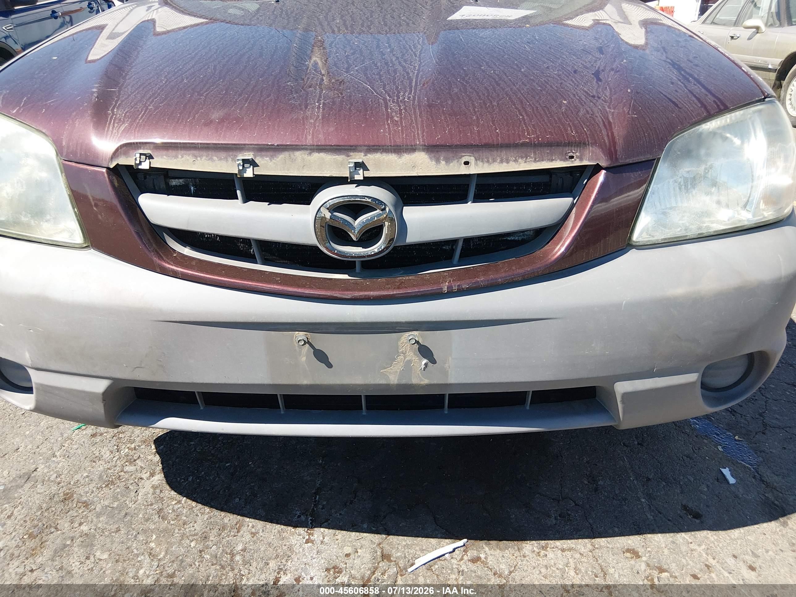 2002 Mazda Tribute Dx Бордовый vin: 4F2YU06B62KM15959