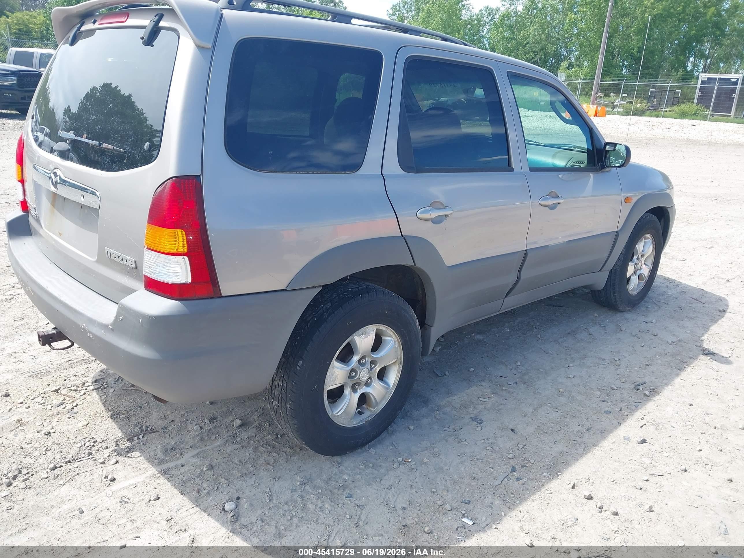 2001 Mazda Tribute Dx V6 Beige vin: 4F2YU07121KM14604