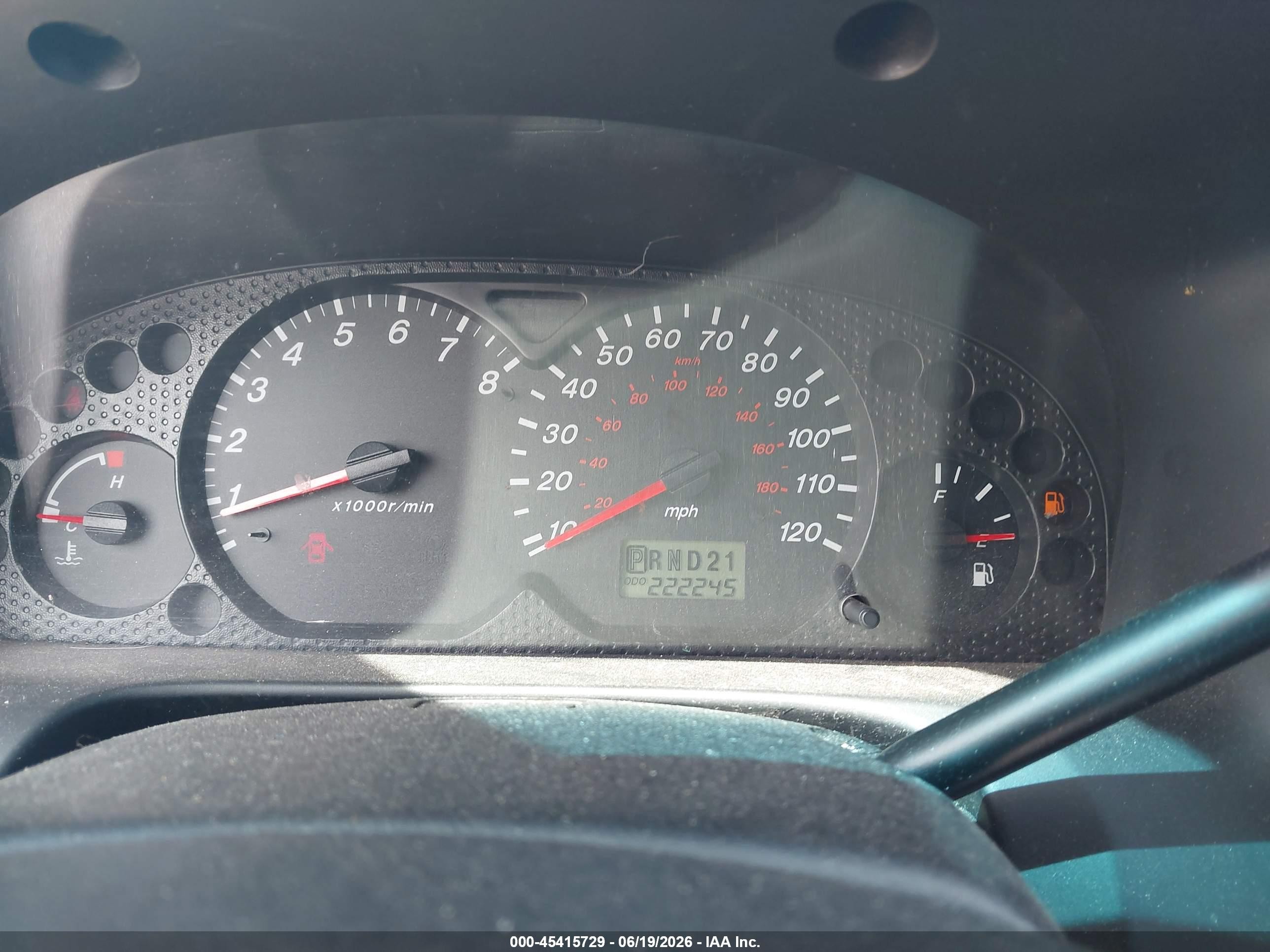2001 Mazda Tribute Dx V6 Beige vin: 4F2YU07121KM14604
