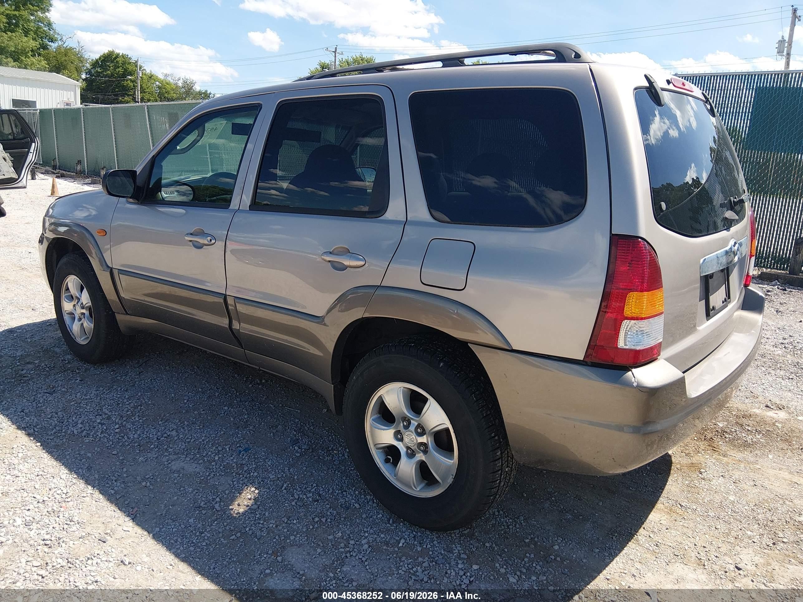 2001 Mazda Tribute Es V6/lx V6 Золотой vin: 4F2YU08101KM30489