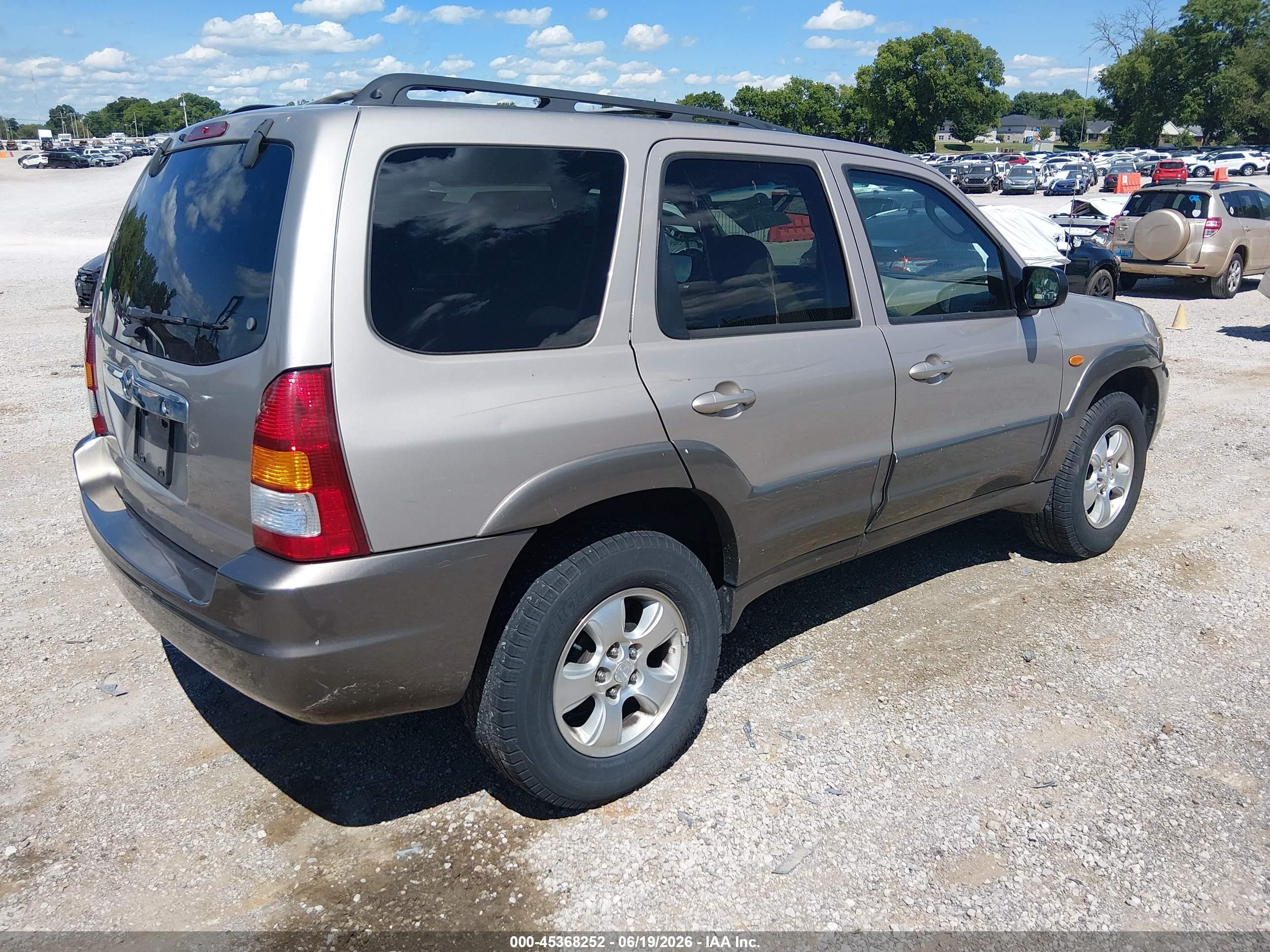 2001 Mazda Tribute Es V6/lx V6 Золотой vin: 4F2YU08101KM30489