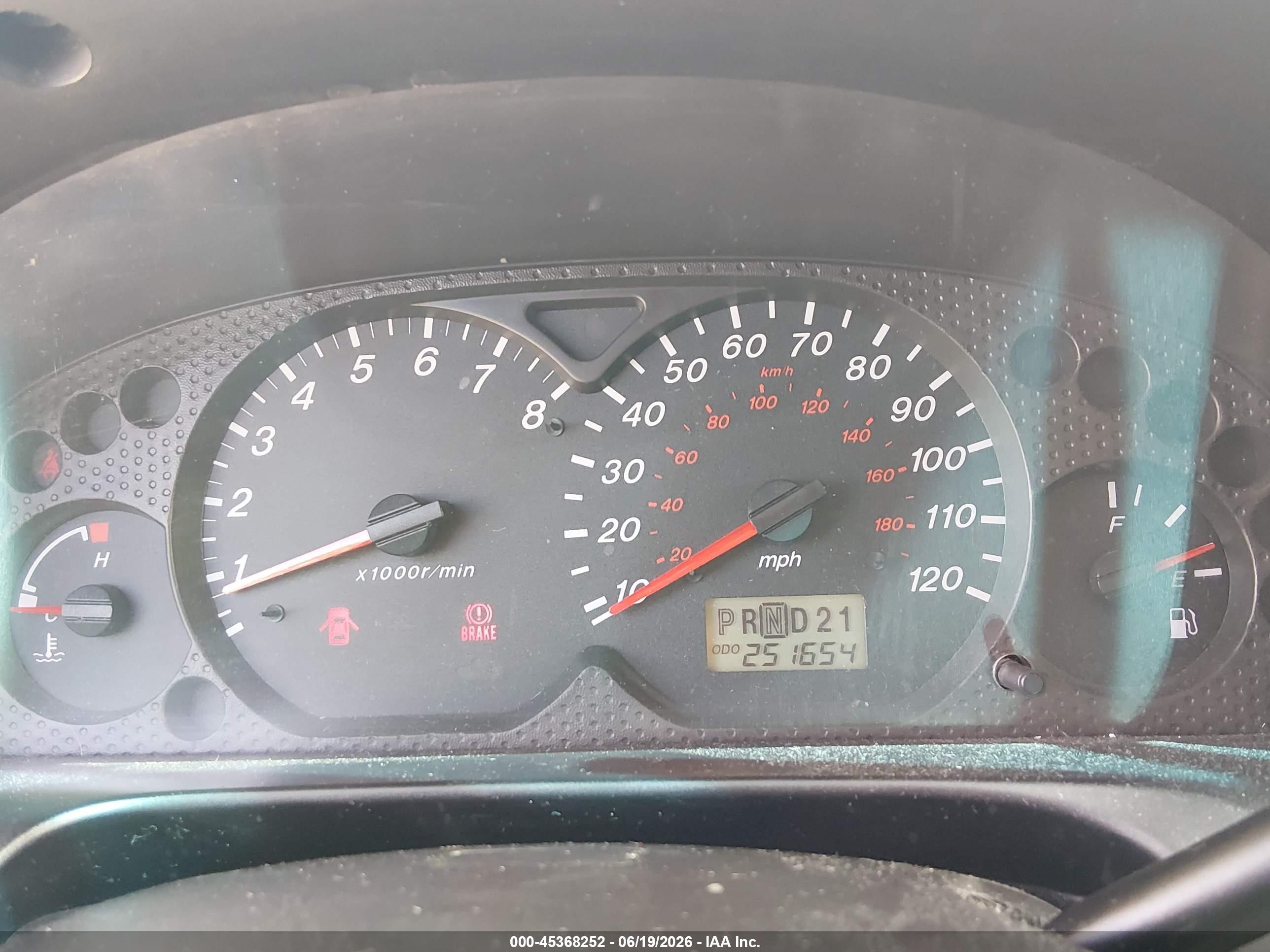 2001 Mazda Tribute Es V6/lx V6 Золотой vin: 4F2YU08101KM30489