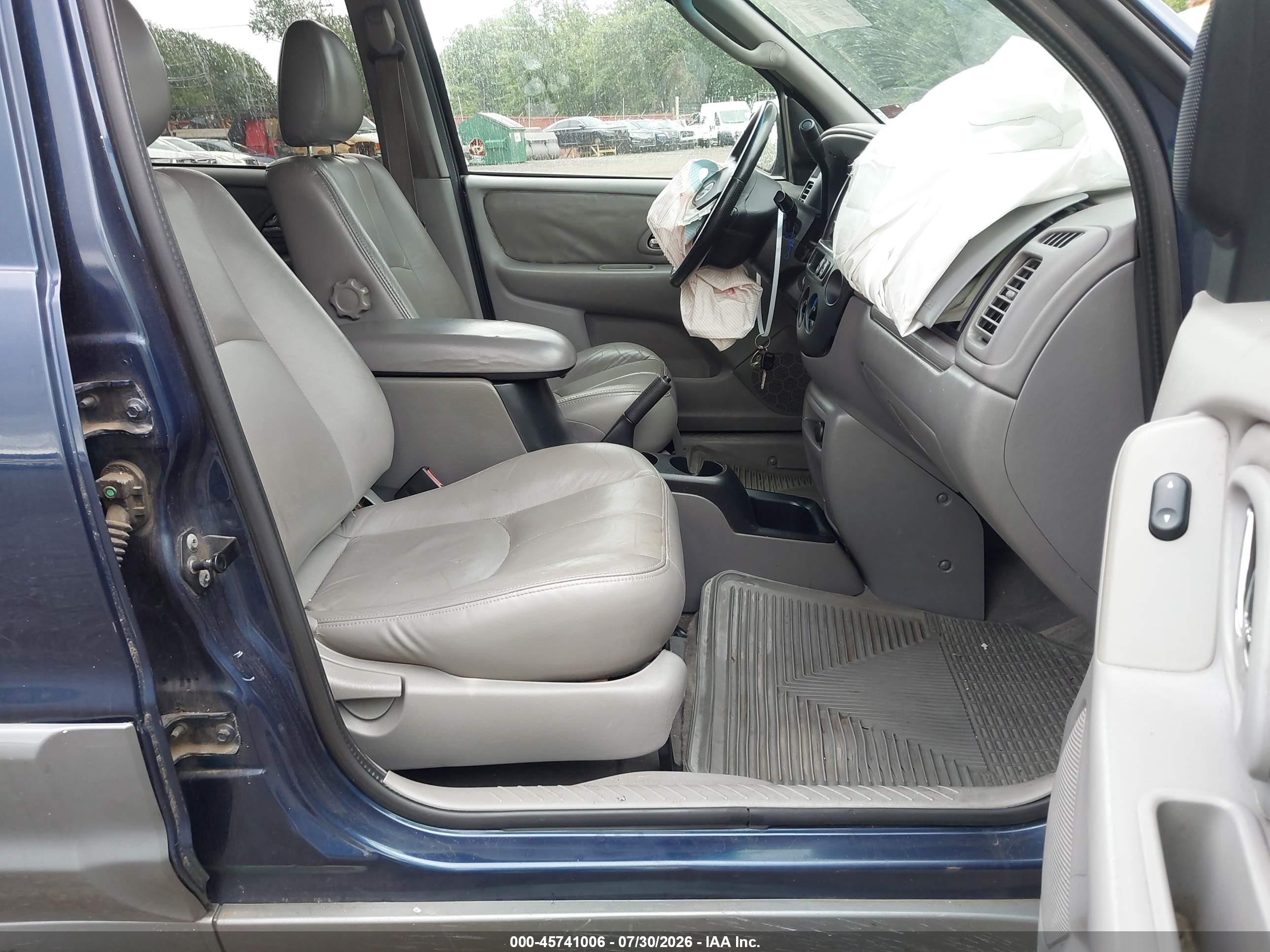 2002 Mazda Tribute Es V6/lx V6 Dark Blue vin: 4F2YU08122KM16739