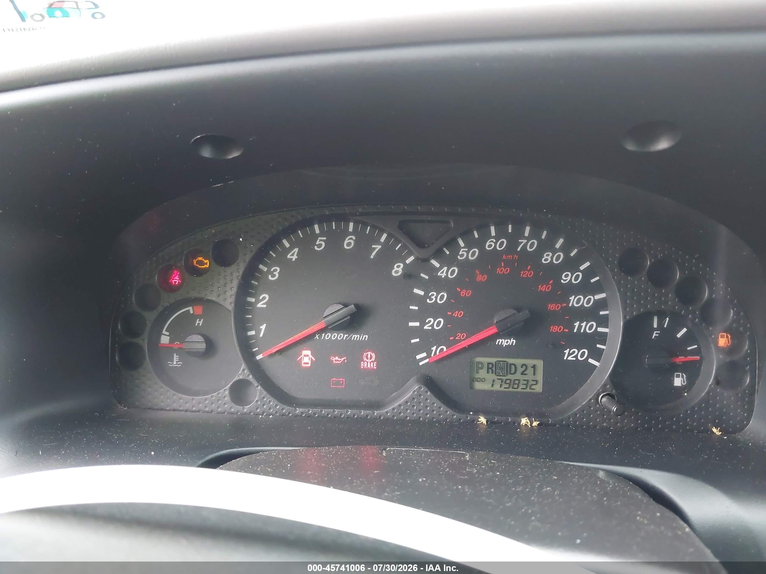 2002 Mazda Tribute Es V6/lx V6 Dark Blue vin: 4F2YU08122KM16739