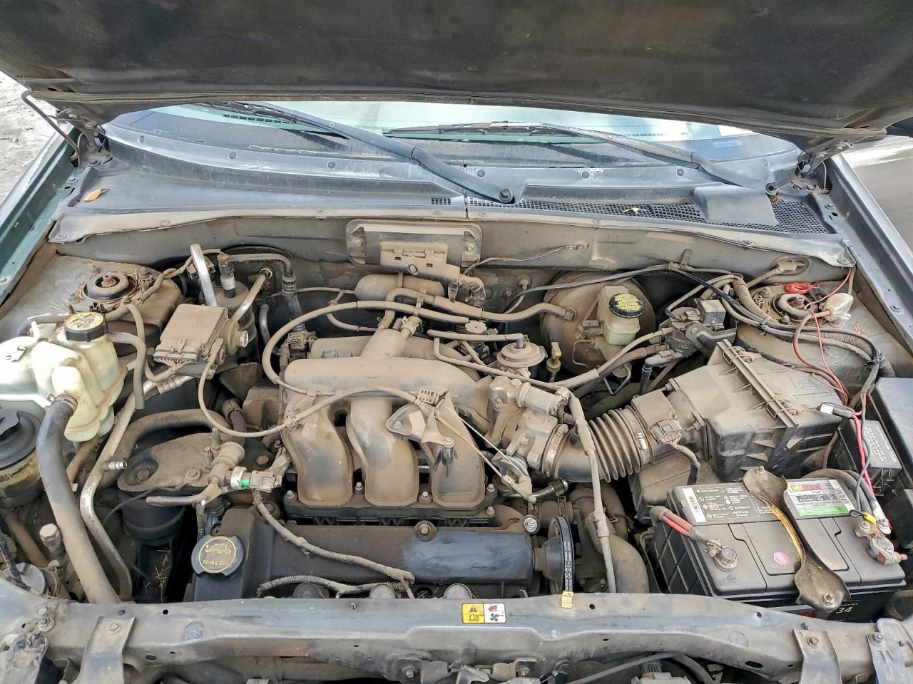 2002 Mazda Tribute Lx Blue vin: 4F2YU08122KM57145