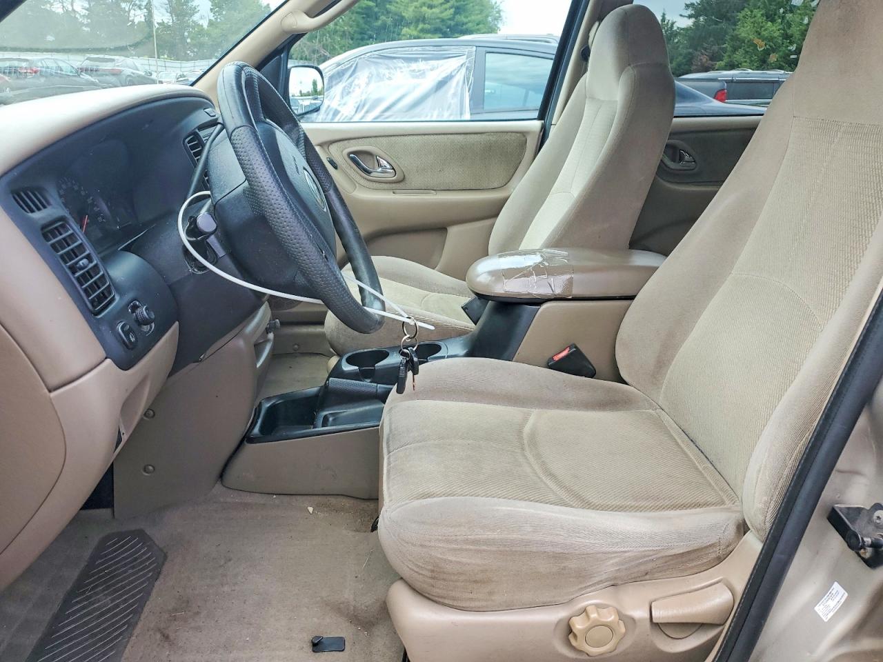 2001 Mazda Tribute Lx Бежевый vin: 4F2YU08131KM57332