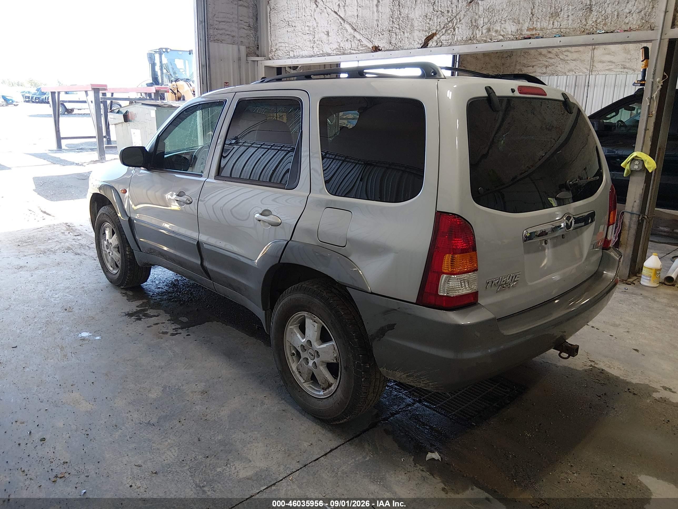 2002 Mazda Tribute Es V6/lx V6 Silver vin: 4F2YU08132KM23621