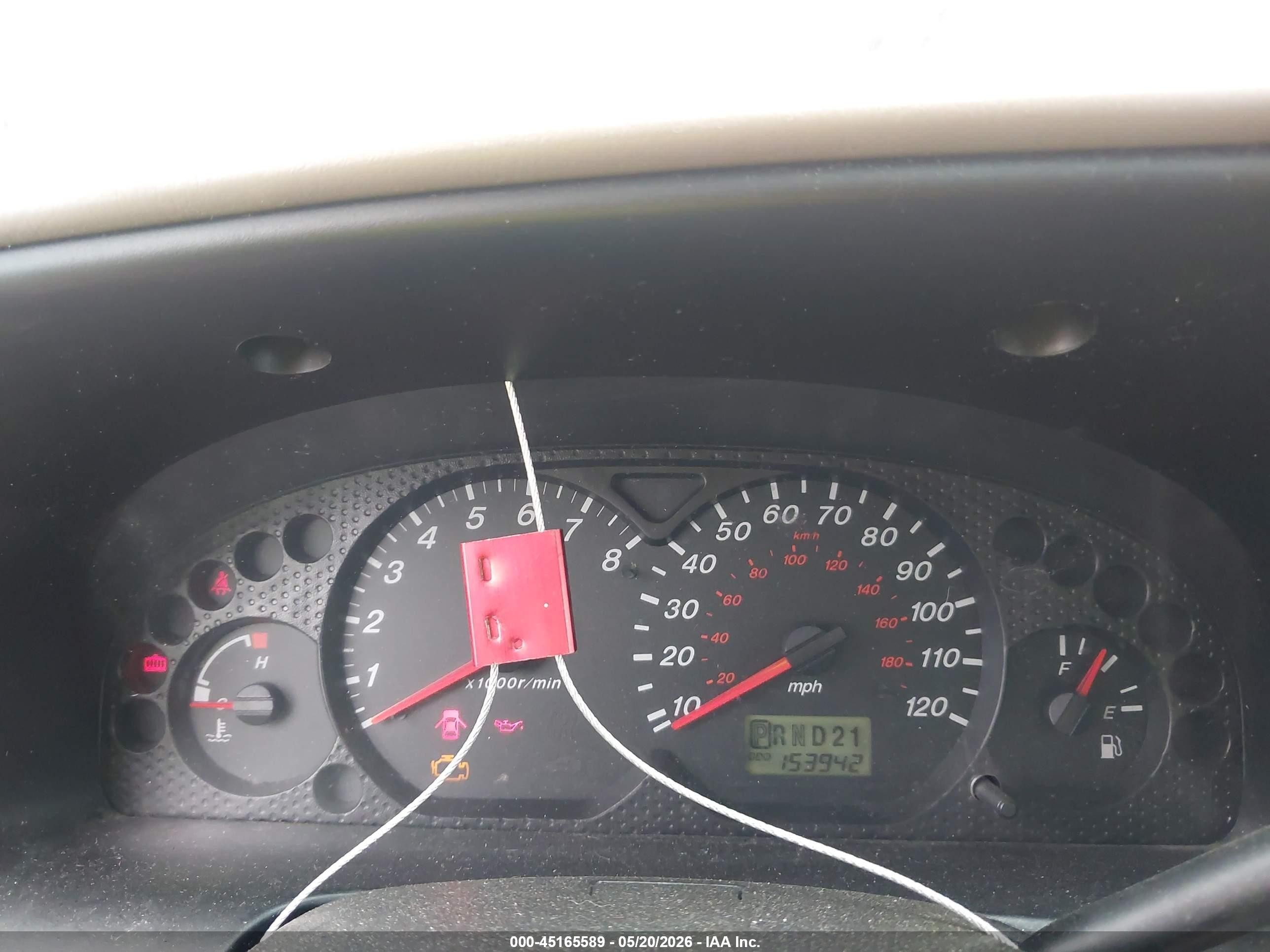 2001 Mazda Tribute Es V6/lx V6 Tan vin: 4F2YU08141KM26462