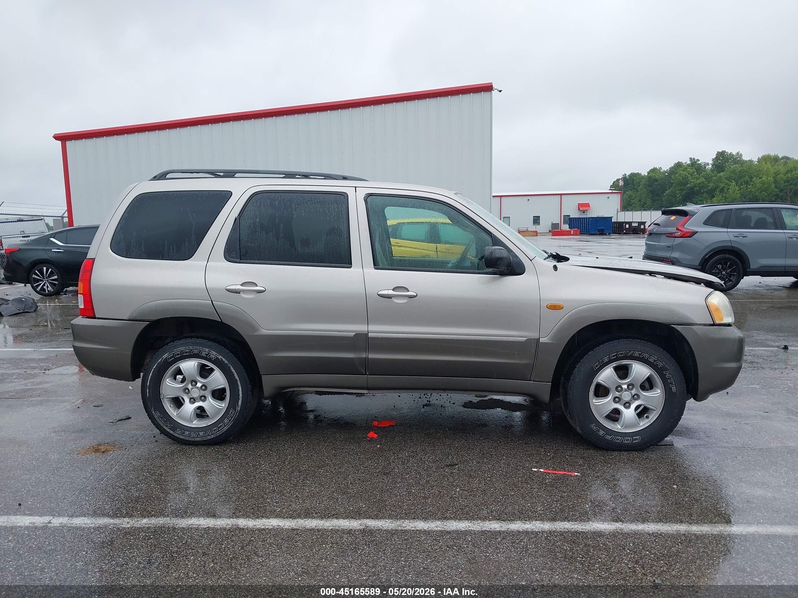 2001 Mazda Tribute Es V6/lx V6 Tan vin: 4F2YU08141KM26462