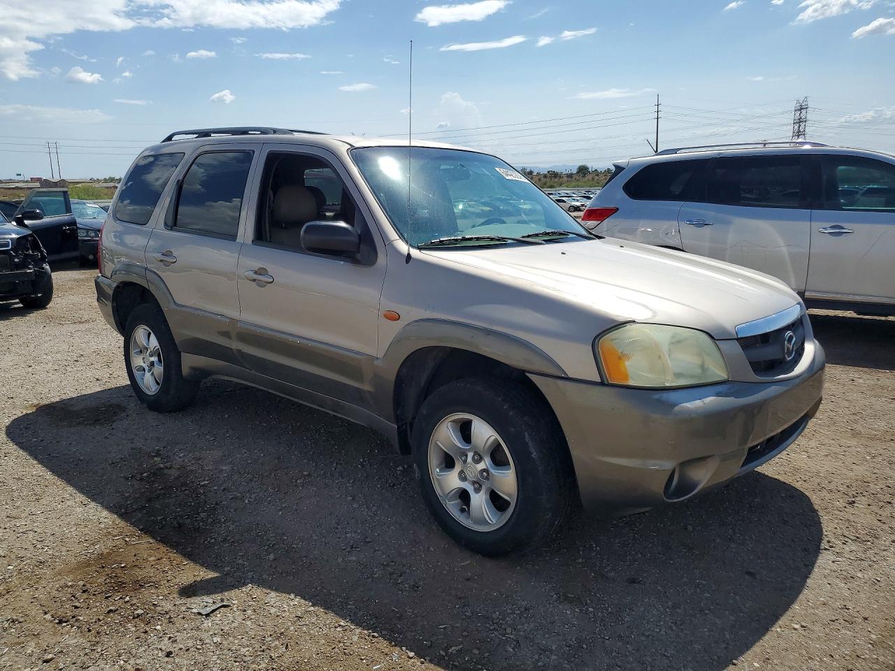 2002 Mazda Tribute Lx Silver vin: 4F2YU08142KM22591