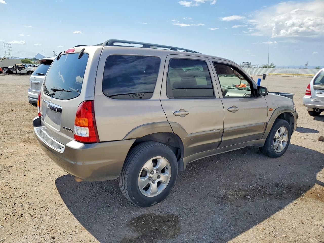 2002 Mazda Tribute Lx Silver vin: 4F2YU08142KM22591