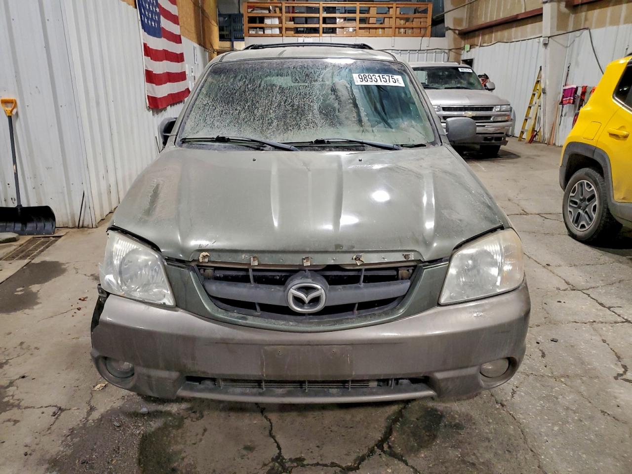 2002 Mazda Tribute Lx Gray vin: 4F2YU08142KM55879
