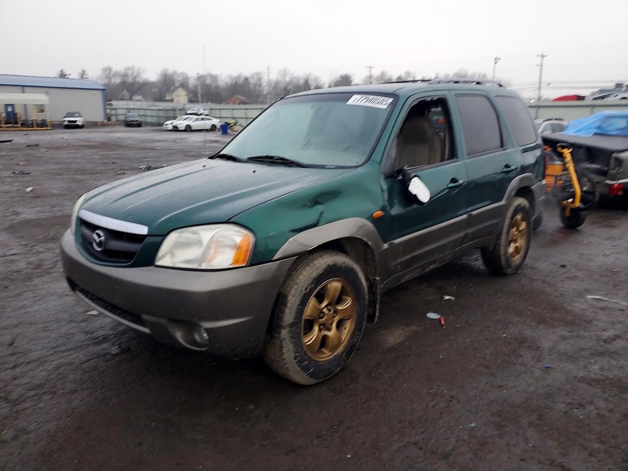 2001 Mazda Tribute Lx Green vin: 4F2YU08151KM26406