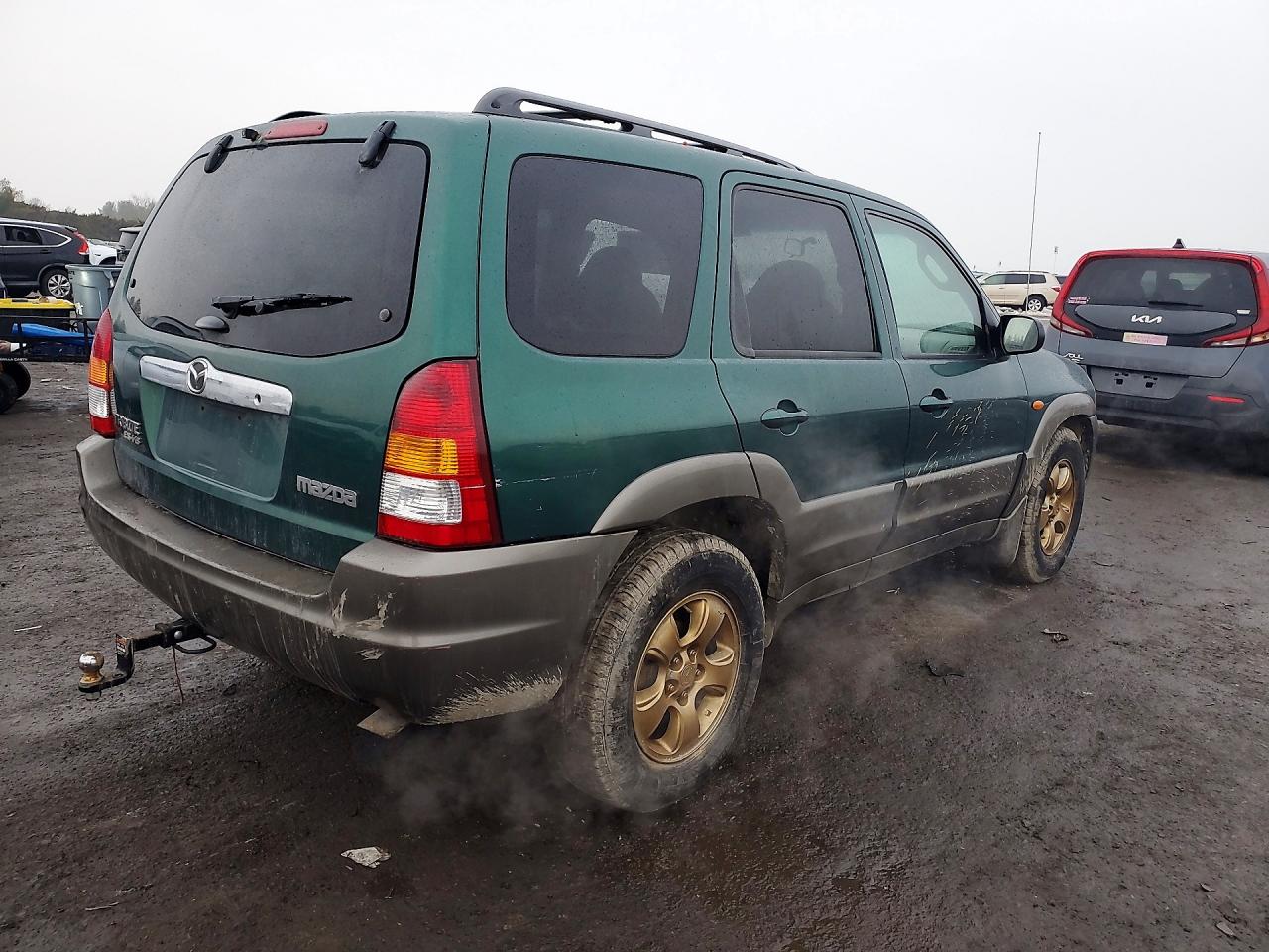 2001 Mazda Tribute Lx Green vin: 4F2YU08151KM26406