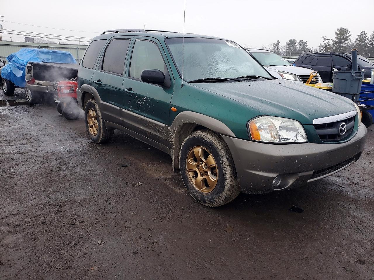 2001 Mazda Tribute Lx Green vin: 4F2YU08151KM26406