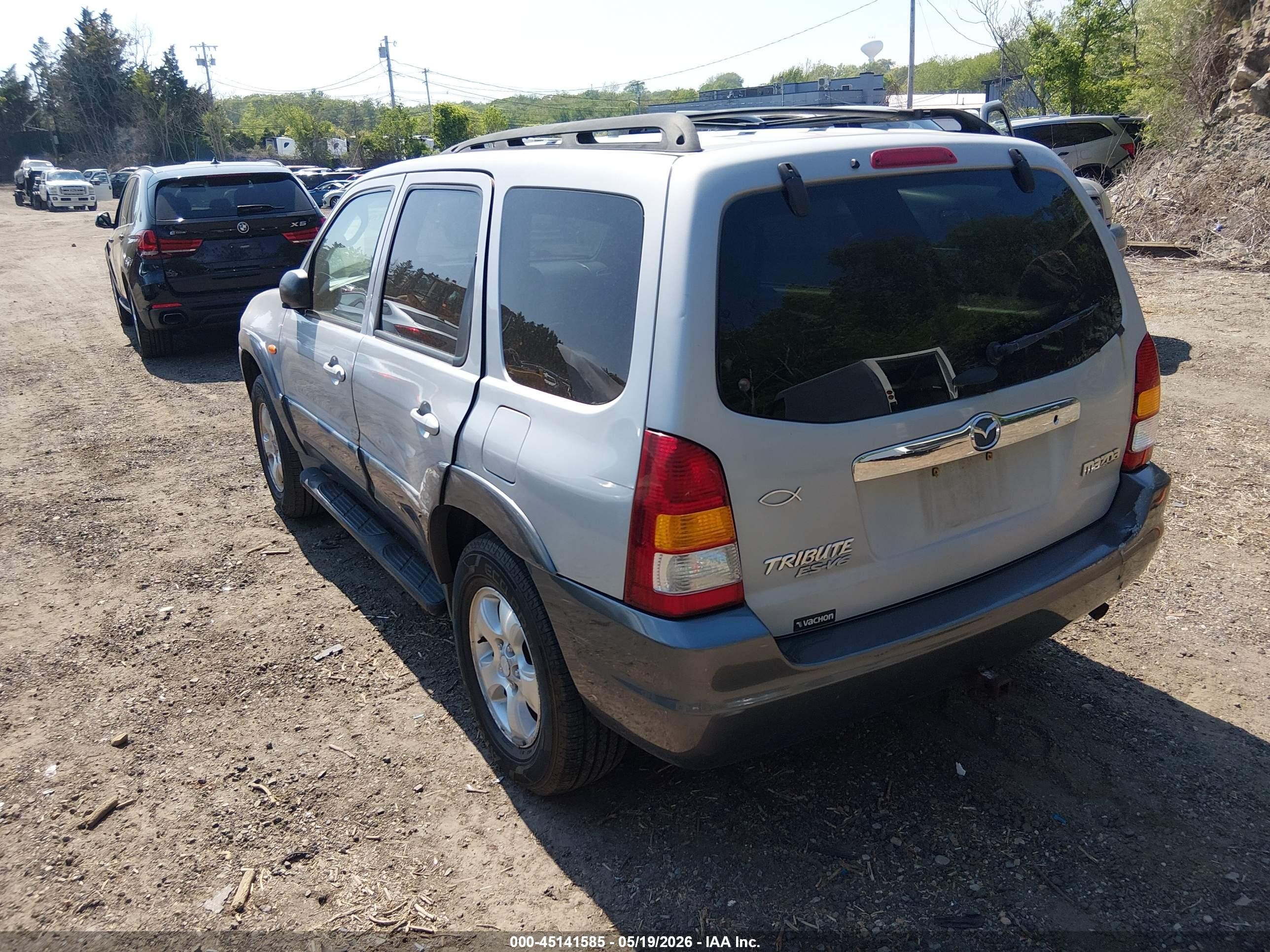 2002 Mazda Tribute Es V6/lx V6 Серебряный vin: 4F2YU08152KM36919