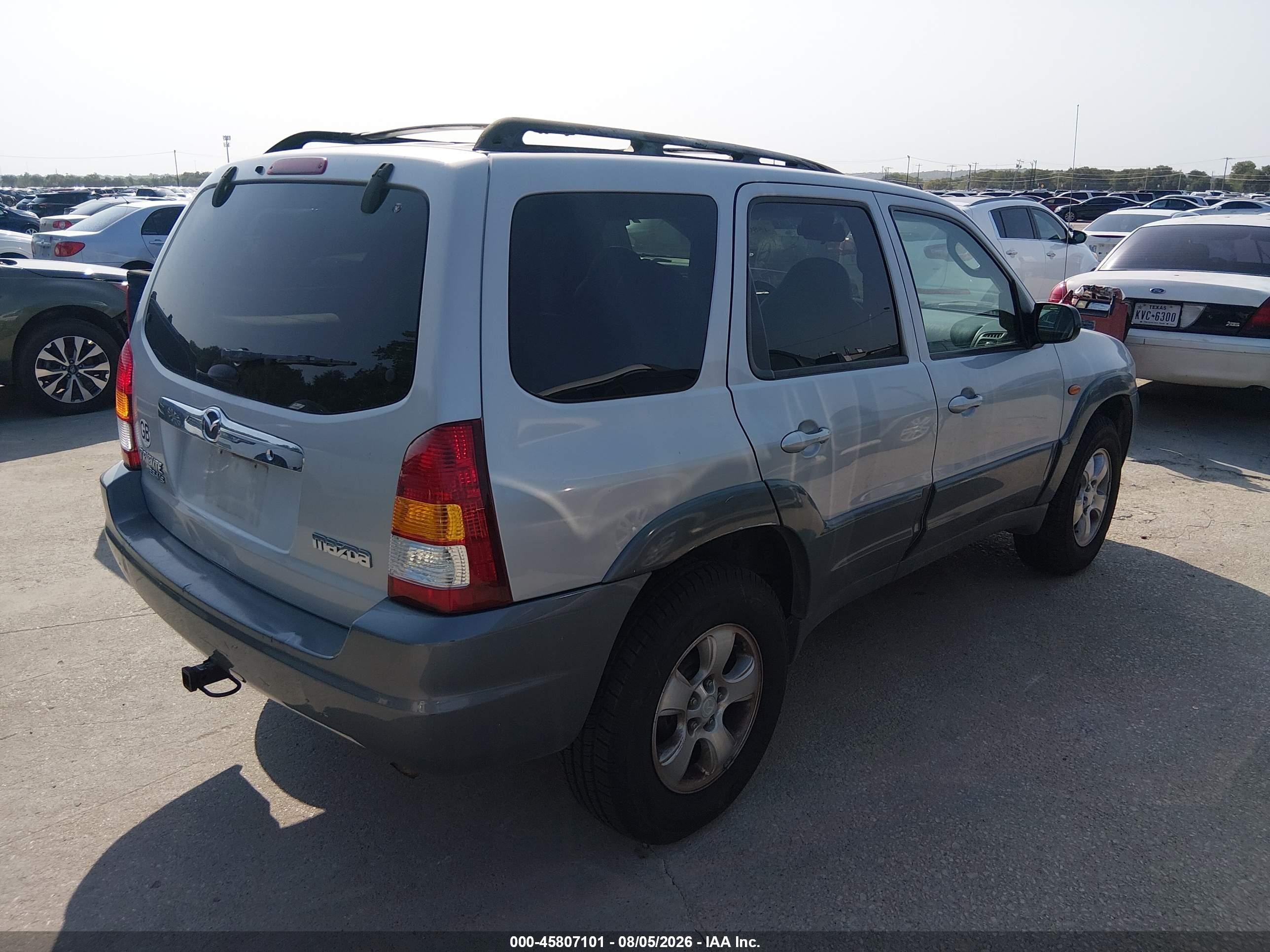 2001 Mazda Tribute Es V6/lx V6 Gray vin: 4F2YU08191KM13223