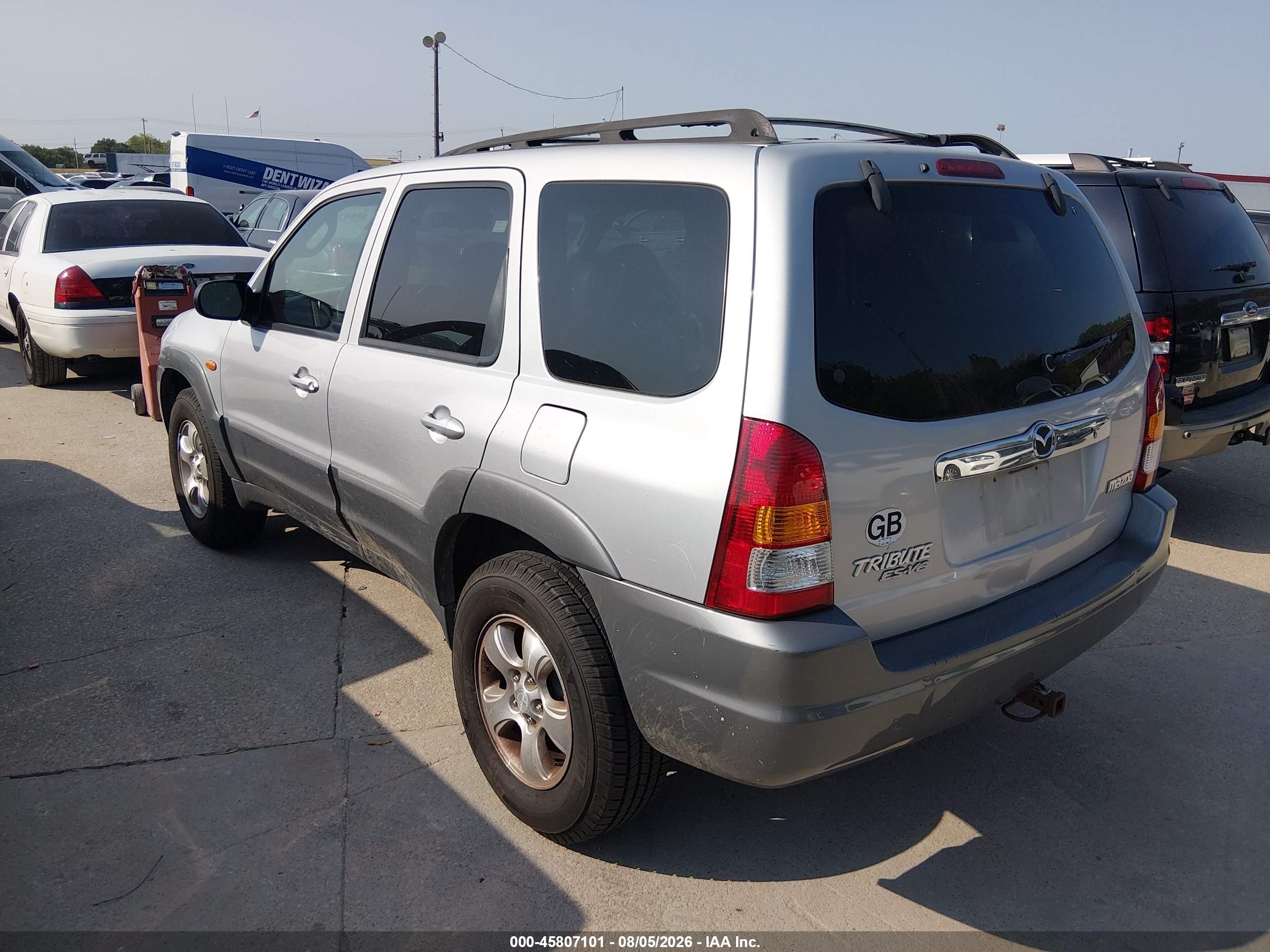 2001 Mazda Tribute Es V6/lx V6 Gray vin: 4F2YU08191KM13223