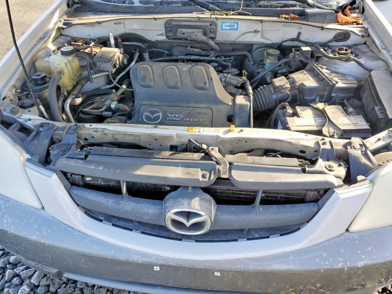 2002 Mazda Tribute Lx Silver vin: 4F2YU081X2KM39489
