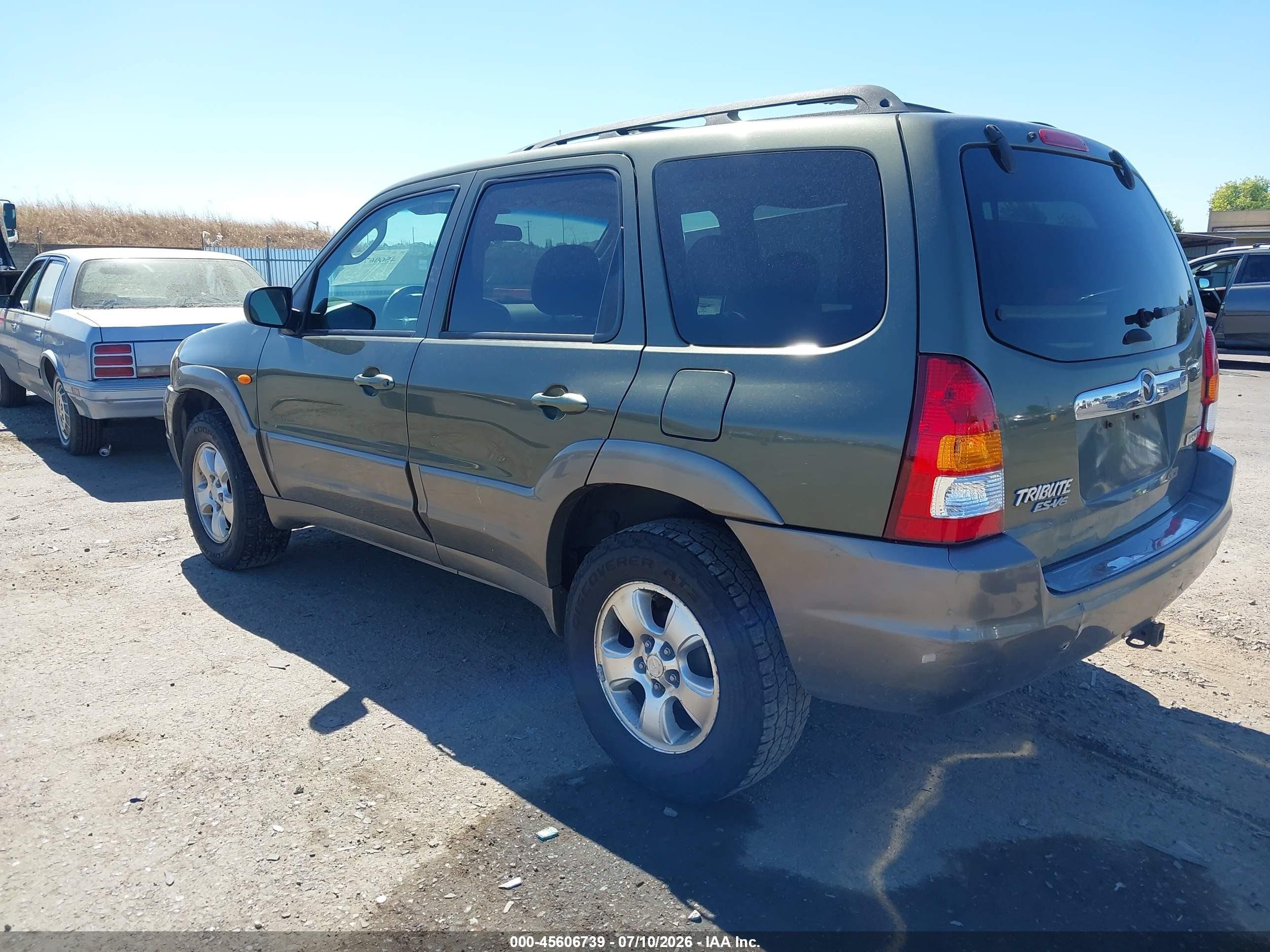 2002 Mazda Tribute Es V6/lx V6 Зеленый vin: 4F2YU081X2KM45017
