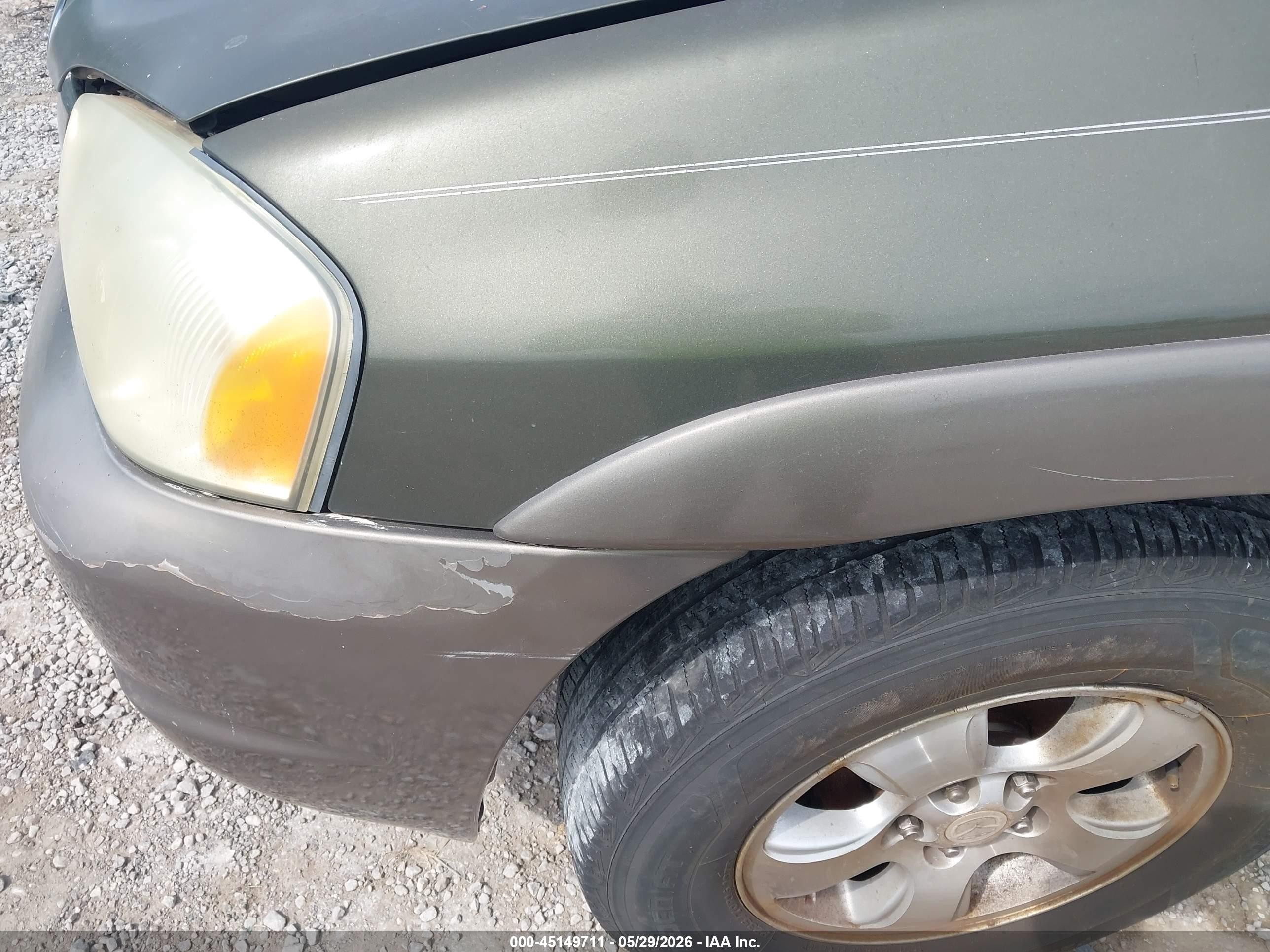 2002 Mazda Tribute Es V6/lx V6 Teal vin: 4F2YU081X2KM56096