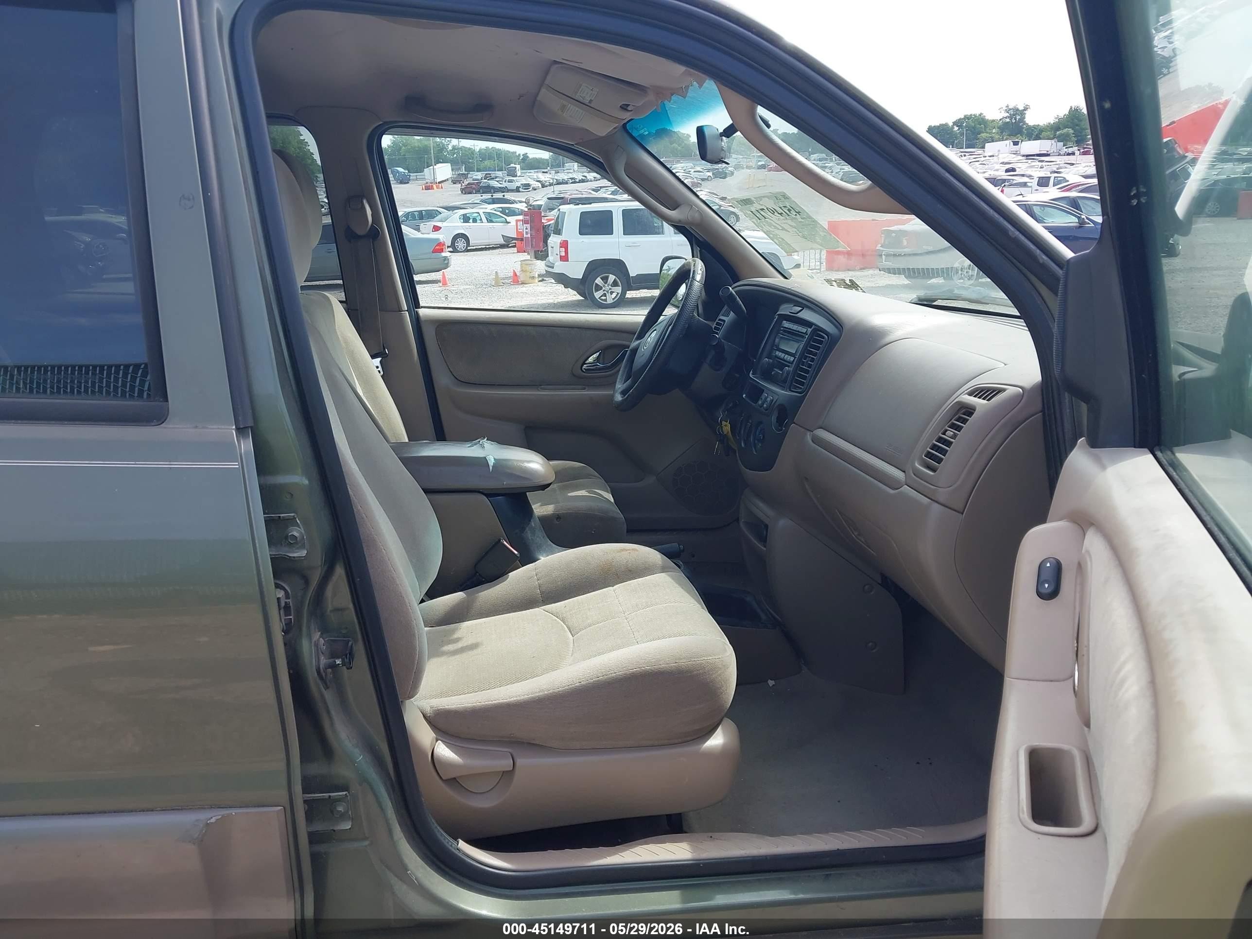 2002 Mazda Tribute Es V6/lx V6 Teal vin: 4F2YU081X2KM56096