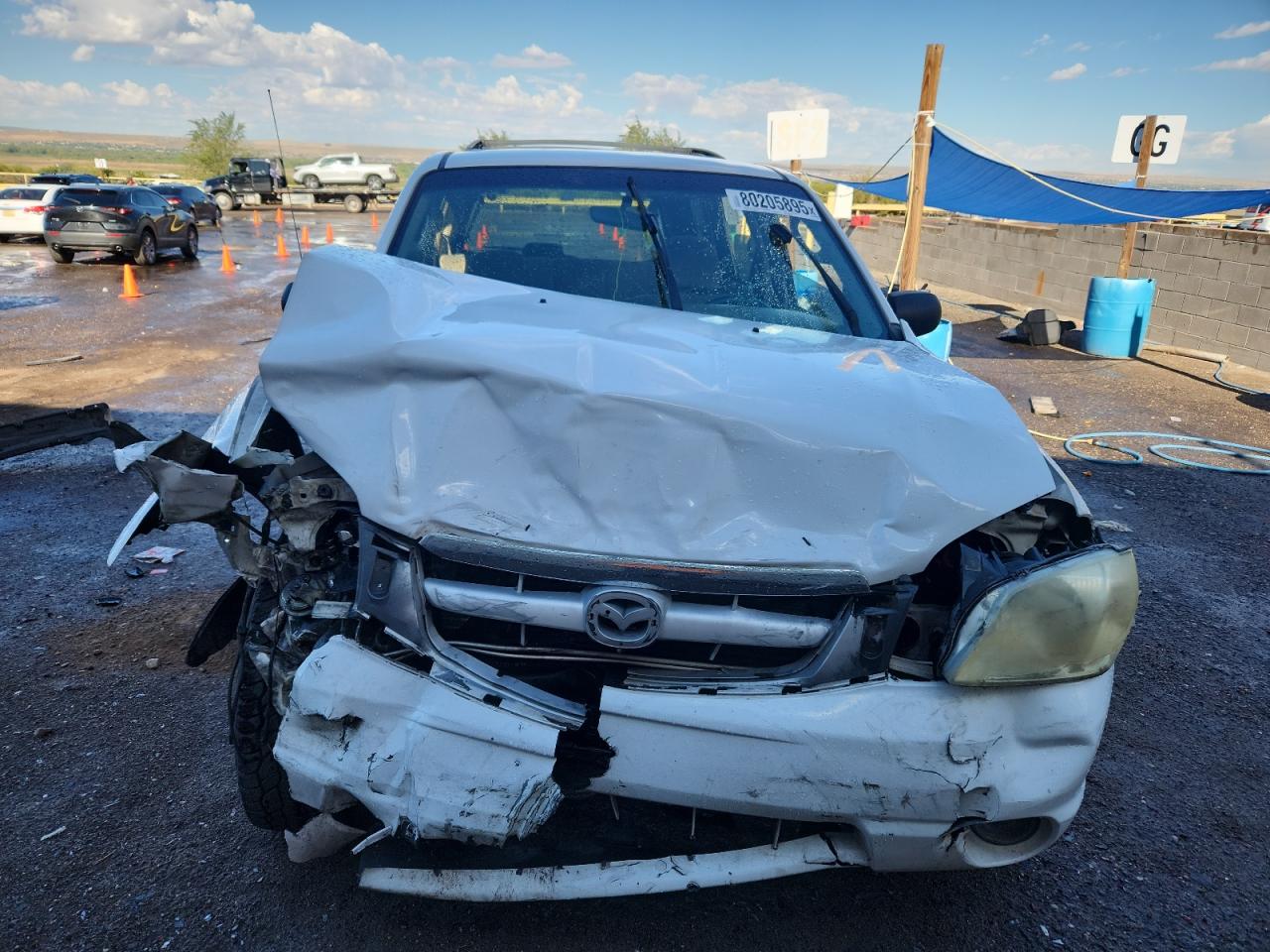 2002 Mazda Tribute Белый vin: 4F2YU09102KM51326