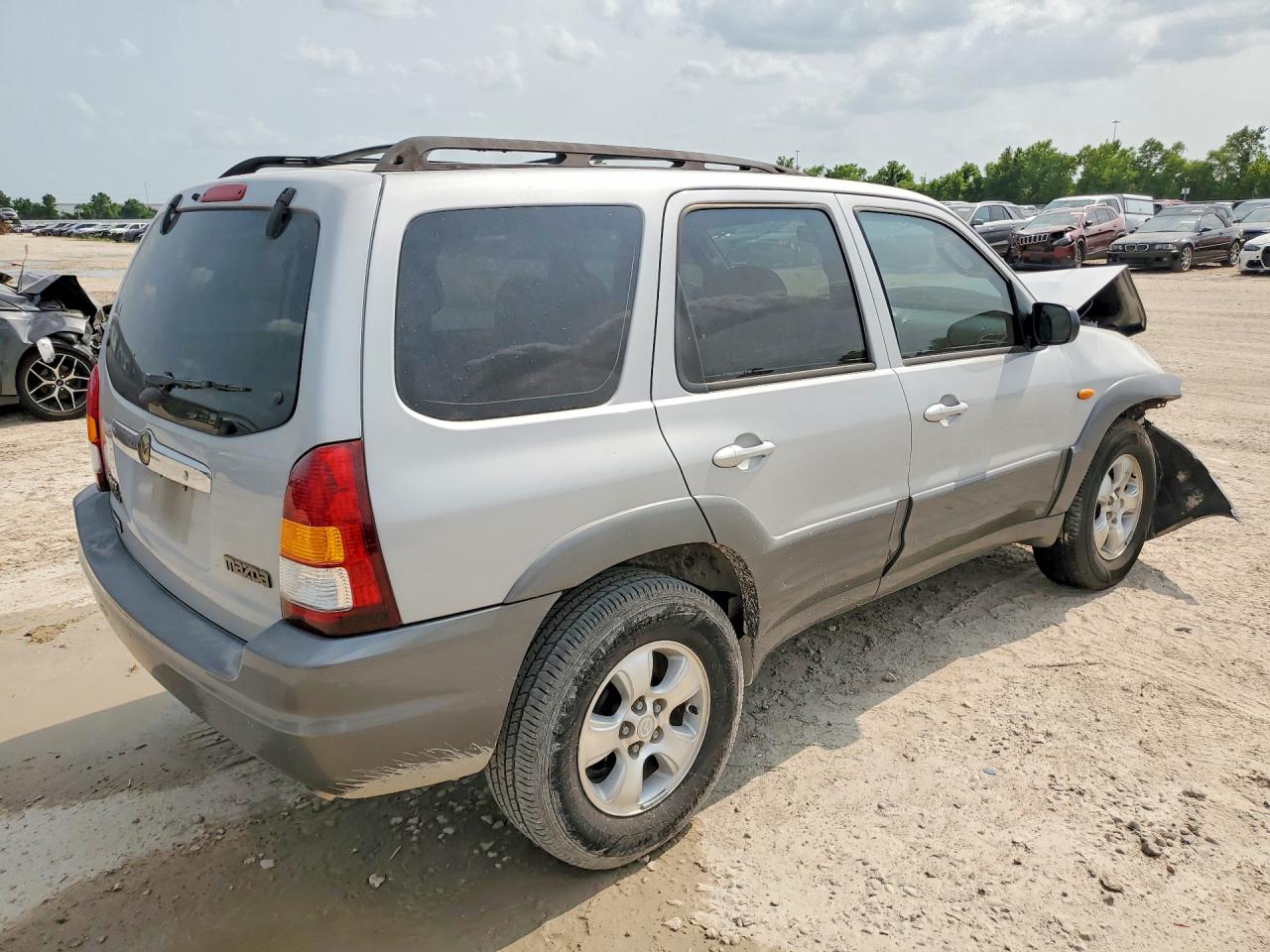 2002 Mazda Tribute Lx Silver vin: 4F2YU09112KM34583