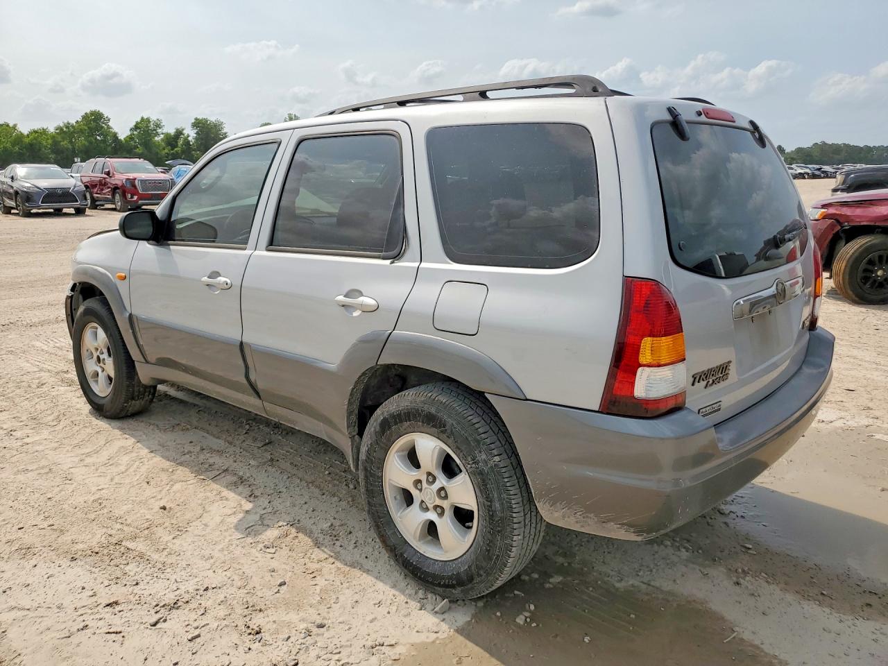 2002 Mazda Tribute Lx Silver vin: 4F2YU09112KM34583