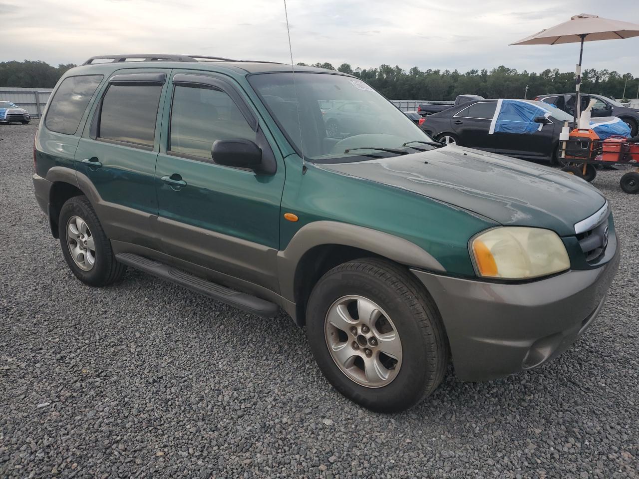 2001 Mazda Tribute Lx Green vin: 4F2YU09121KM24580