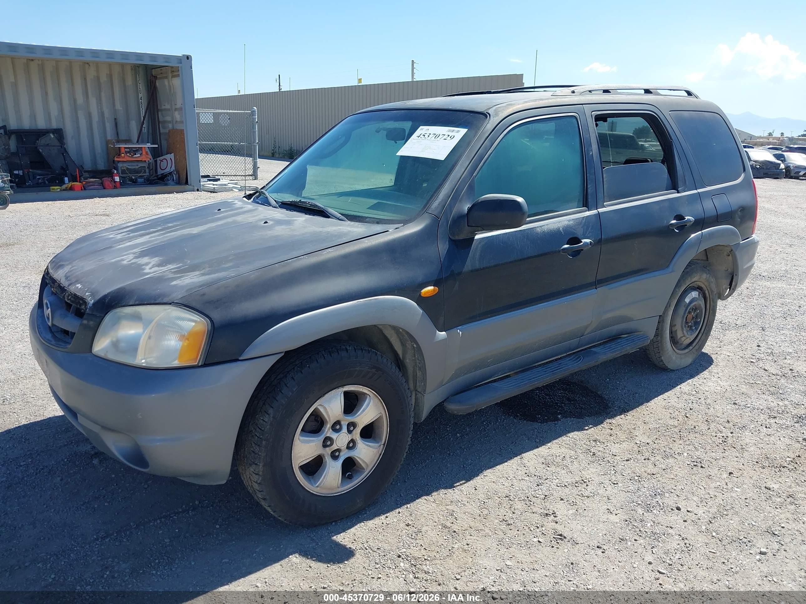 2001 Mazda Tribute Es V6/lx V6 Черный vin: 4F2YU09151KM00628