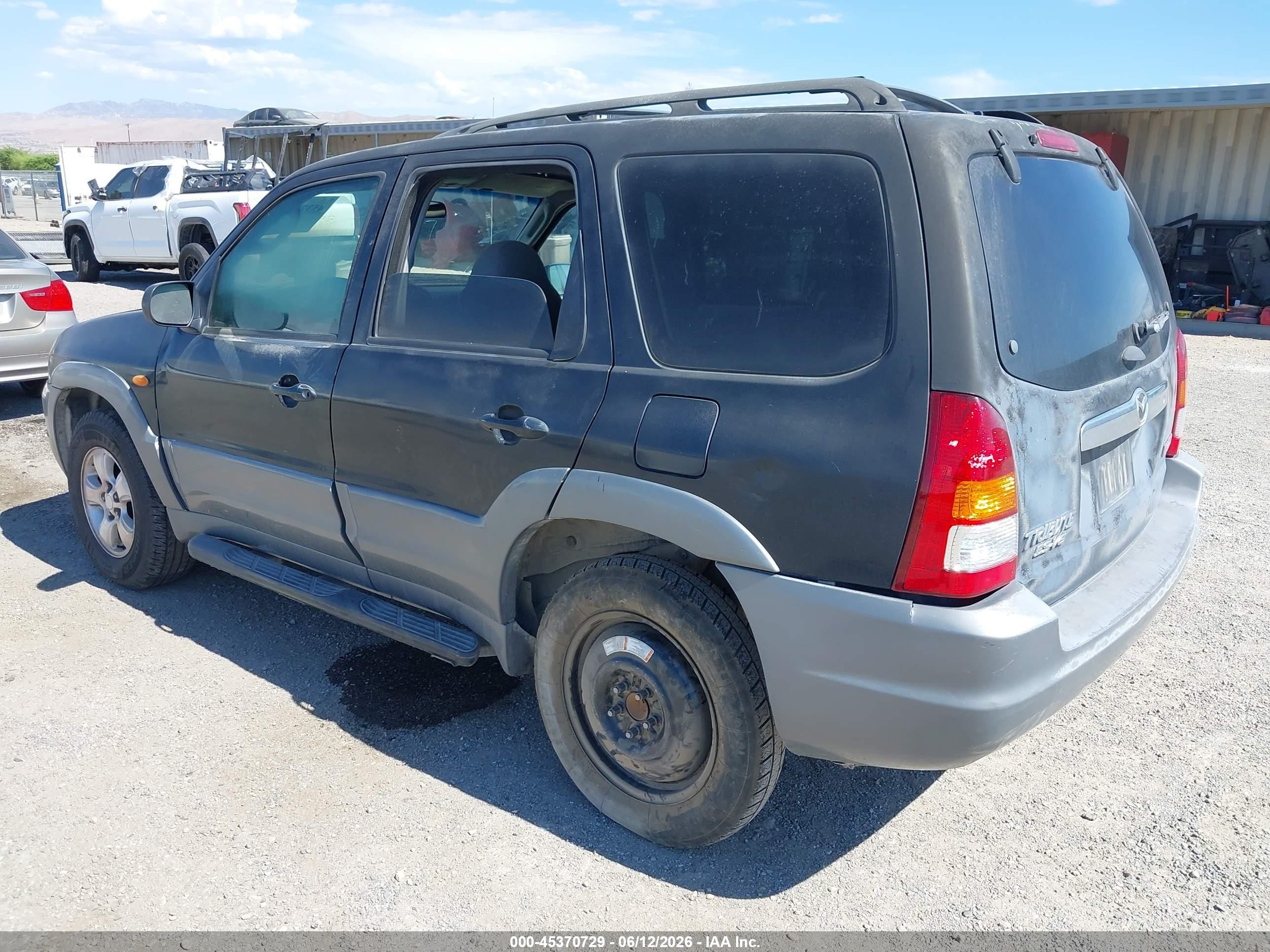 2001 Mazda Tribute Es V6/lx V6 Черный vin: 4F2YU09151KM00628