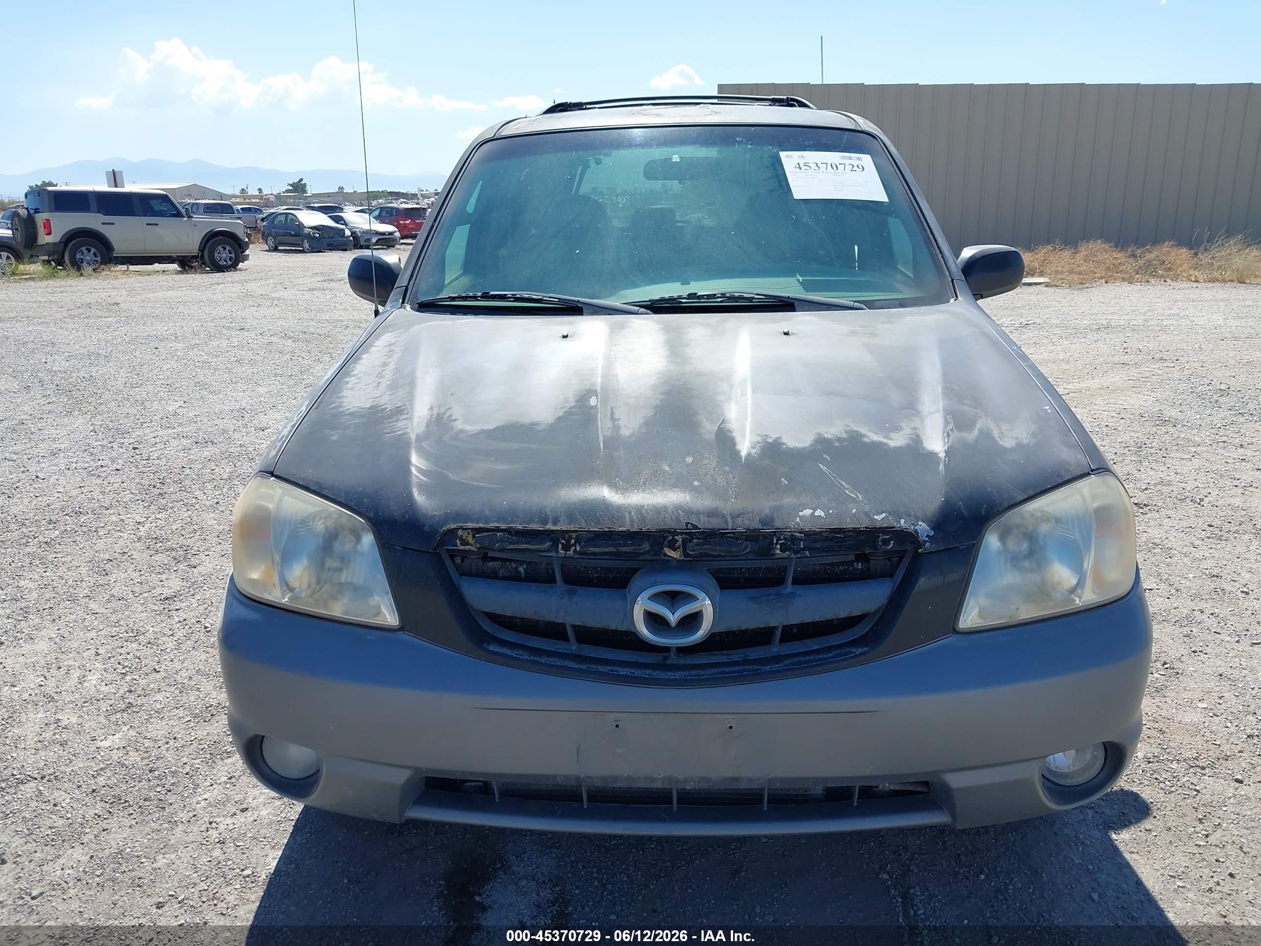 2001 Mazda Tribute Es V6/lx V6 Черный vin: 4F2YU09151KM00628
