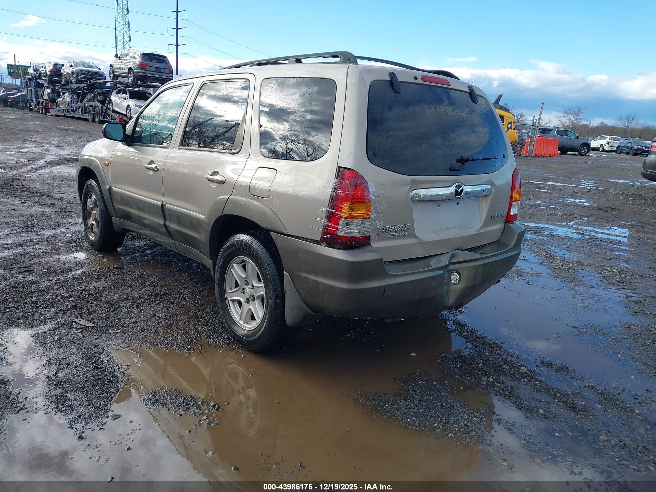 2002 Mazda Tribute Es V6/lx V6 Gray vin: 4F2YU09152KM55372