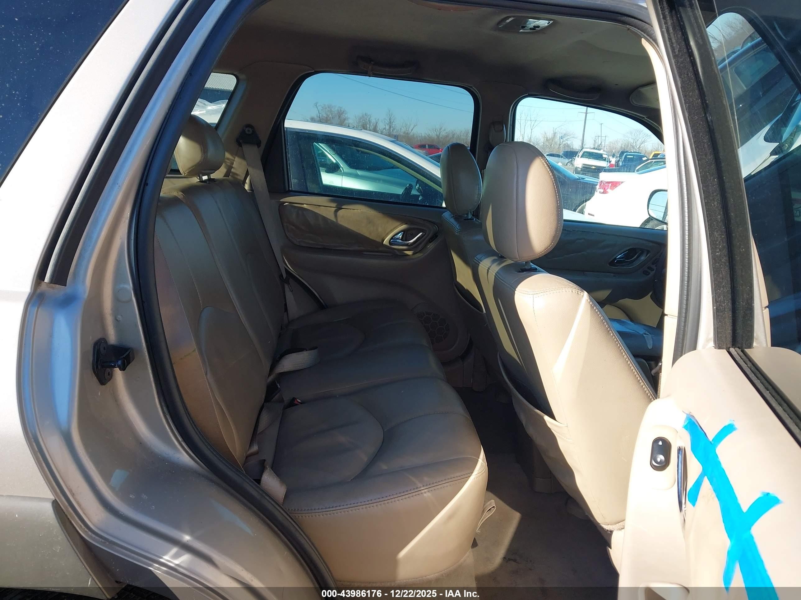 2002 Mazda Tribute Es V6/lx V6 Gray vin: 4F2YU09152KM55372
