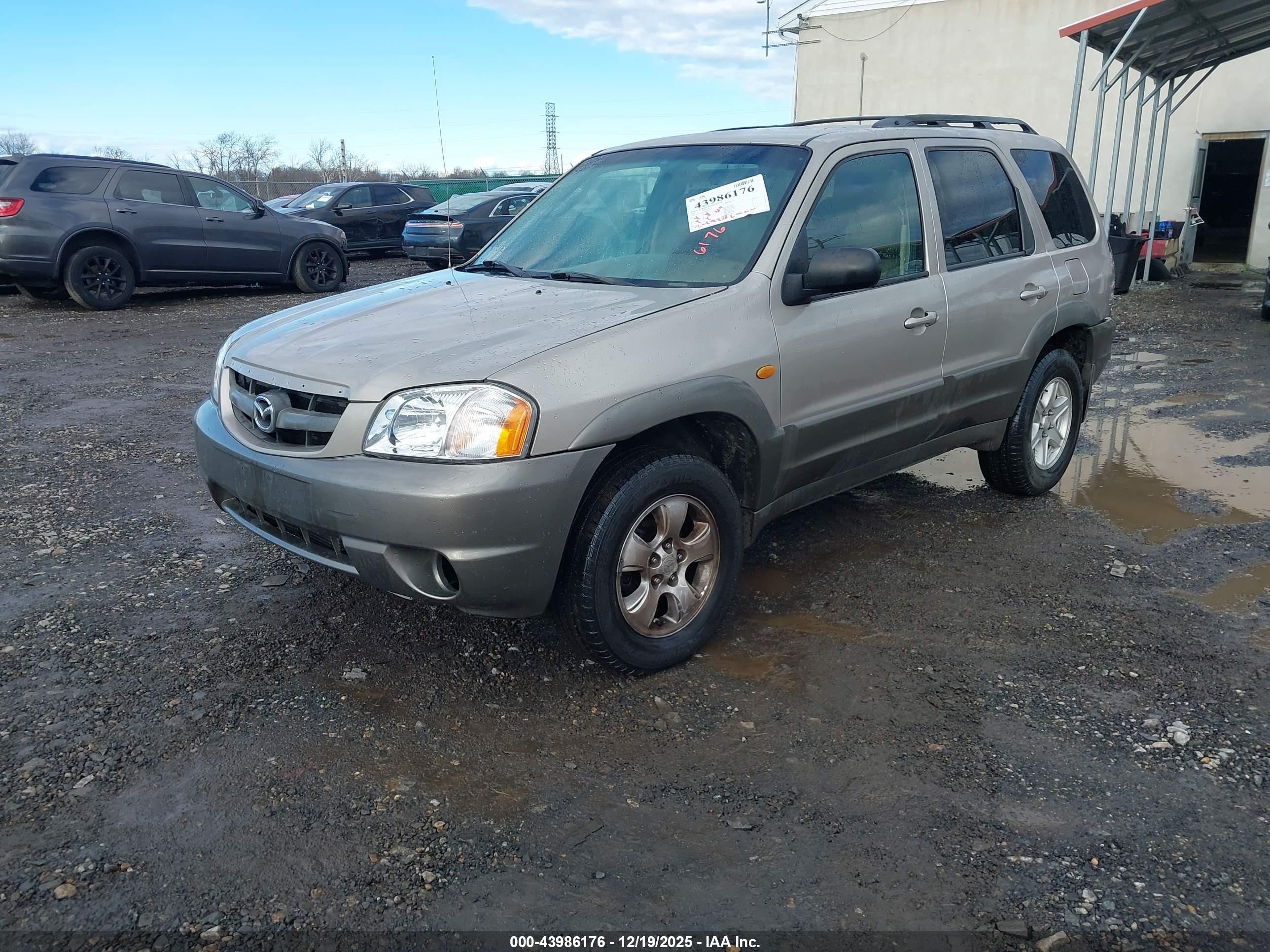 2002 Mazda Tribute Es V6/lx V6 Gray vin: 4F2YU09152KM55372